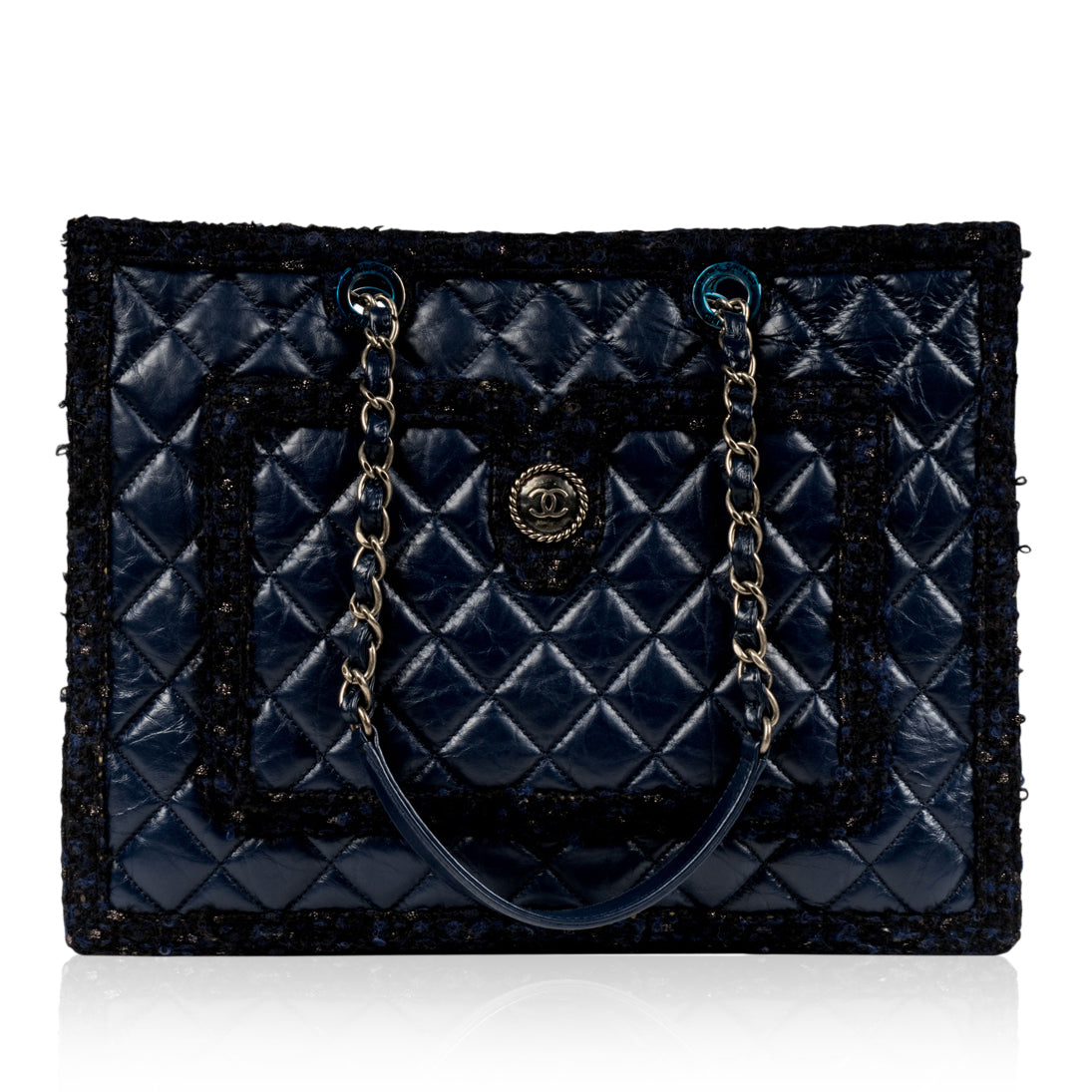 Tweed Shopper Tote