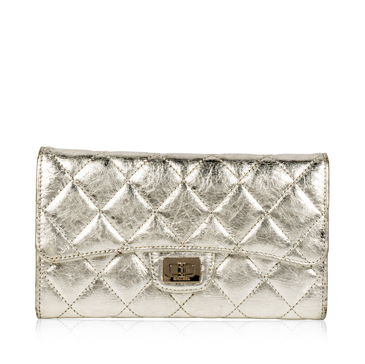 Re-Issue Wallet - Metallic Calfskin