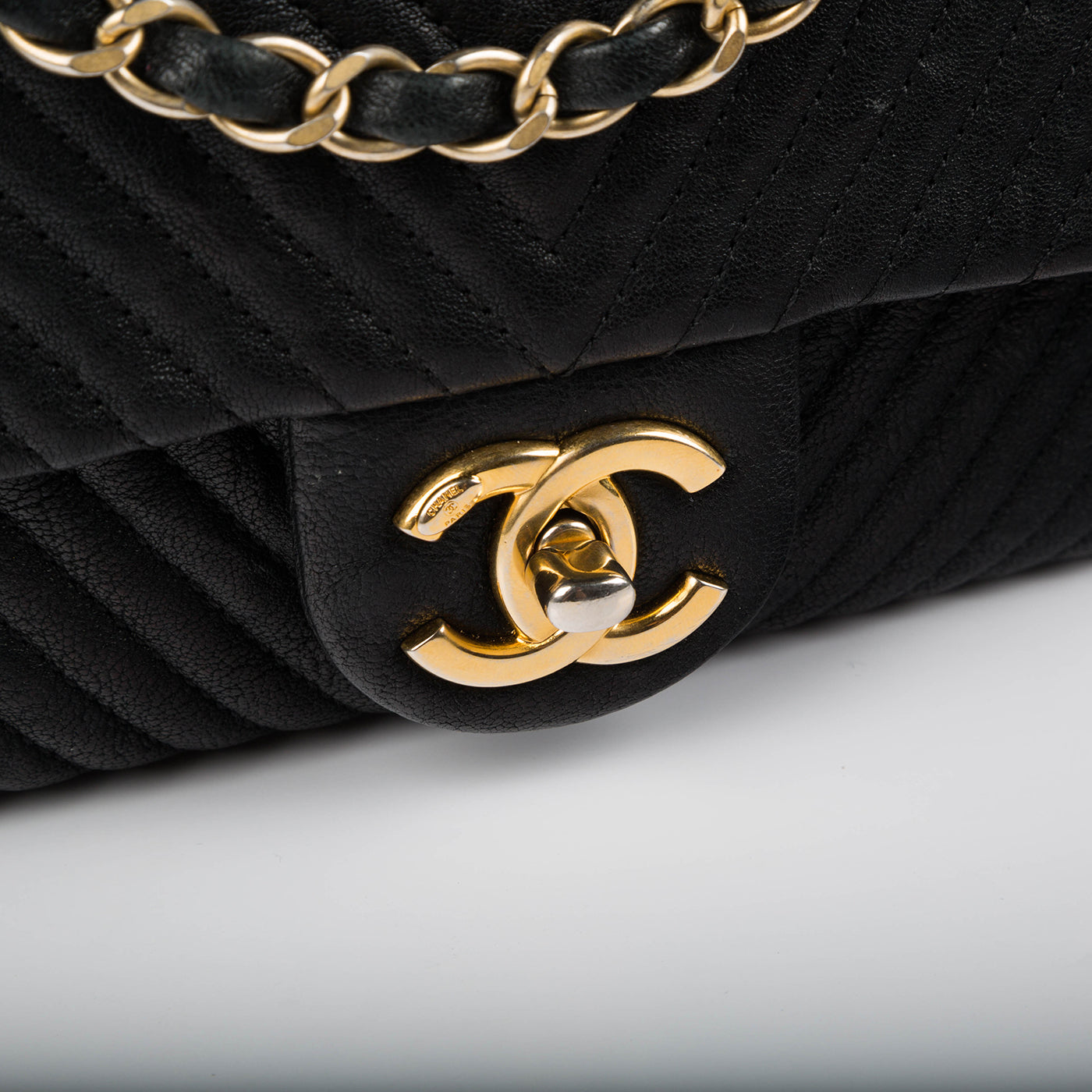 Chevron Flap Bag