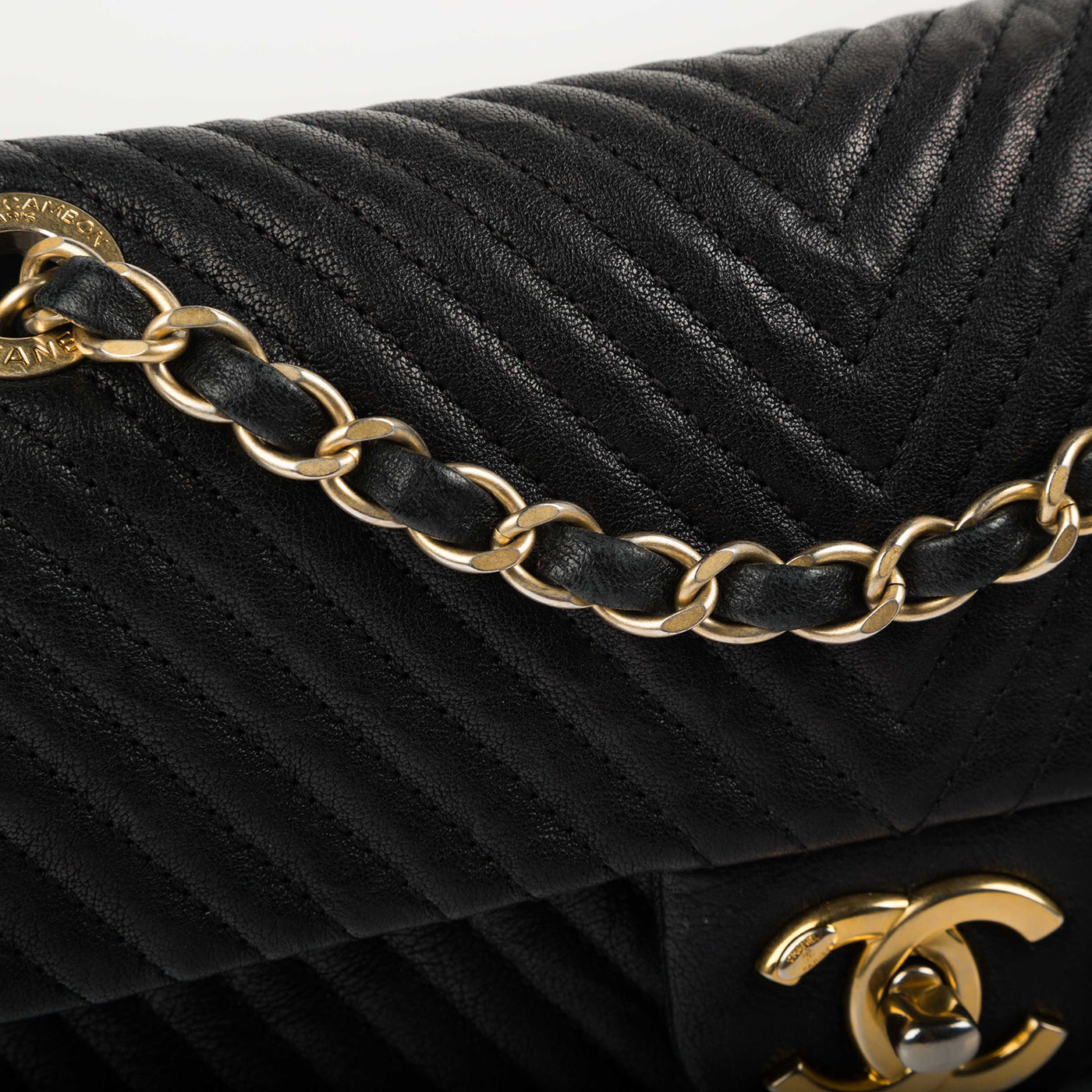 Chevron Flap Bag