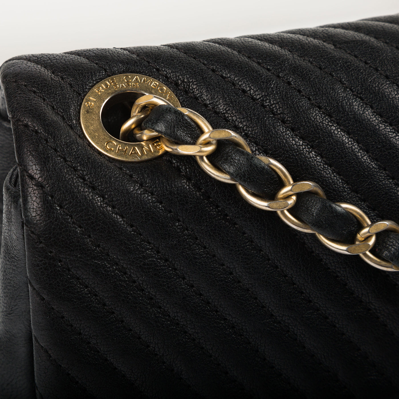 Chevron Flap Bag