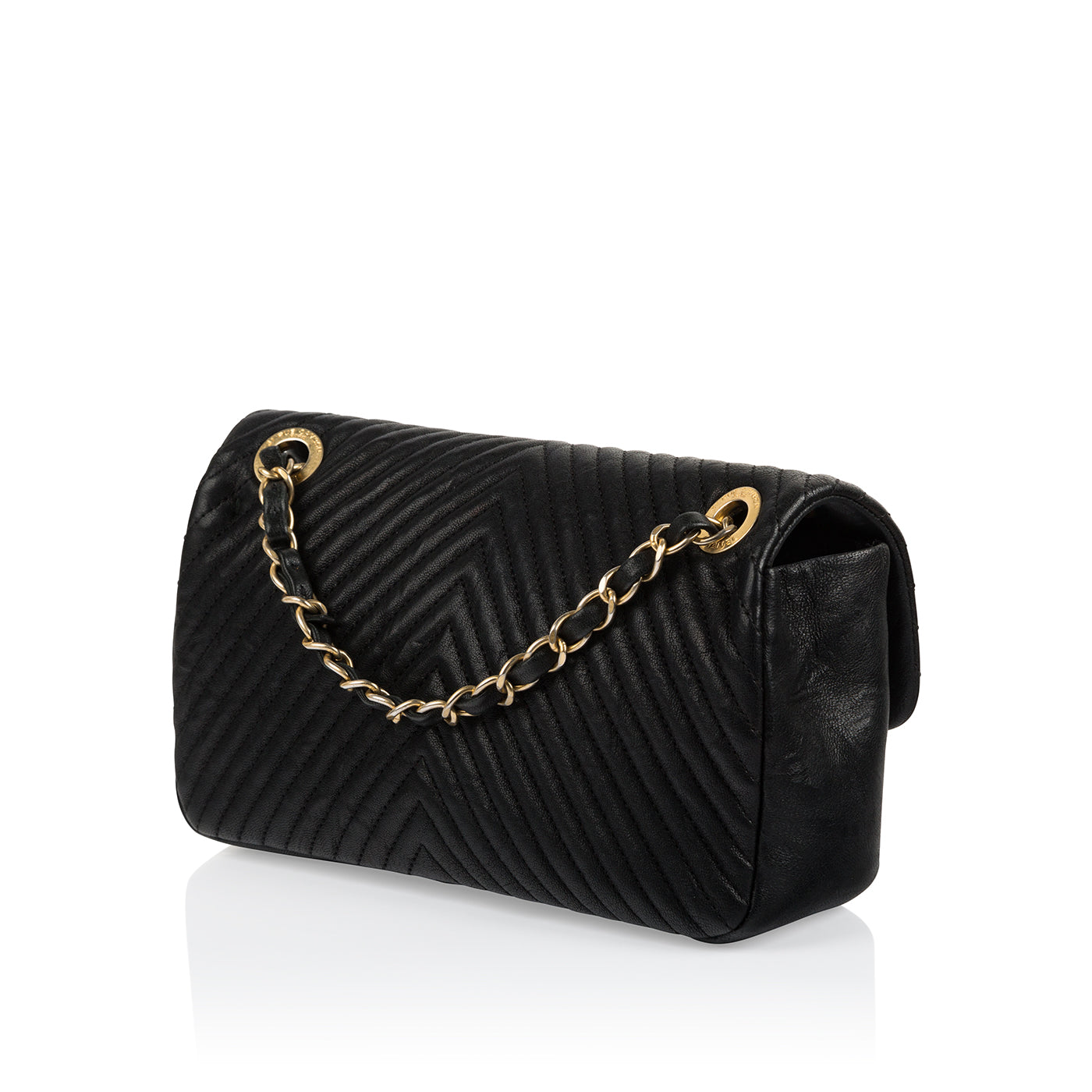 Chevron Flap Bag