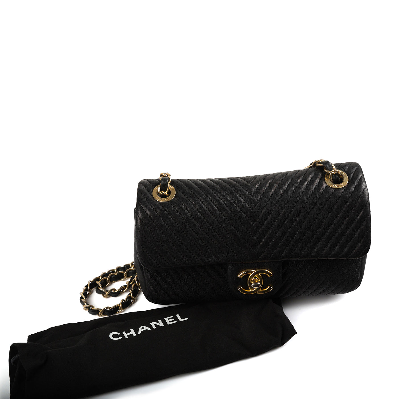 Chevron Flap Bag