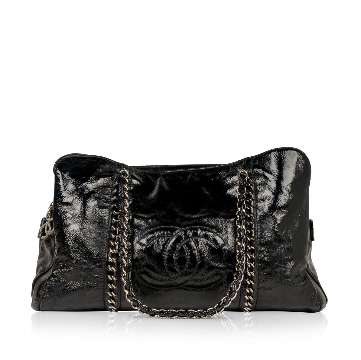 East West Patent Tote