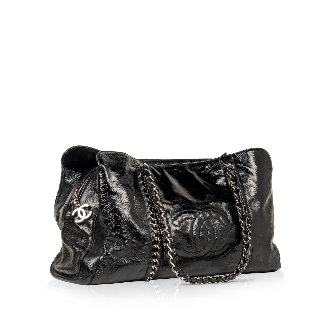 East West Patent Tote
