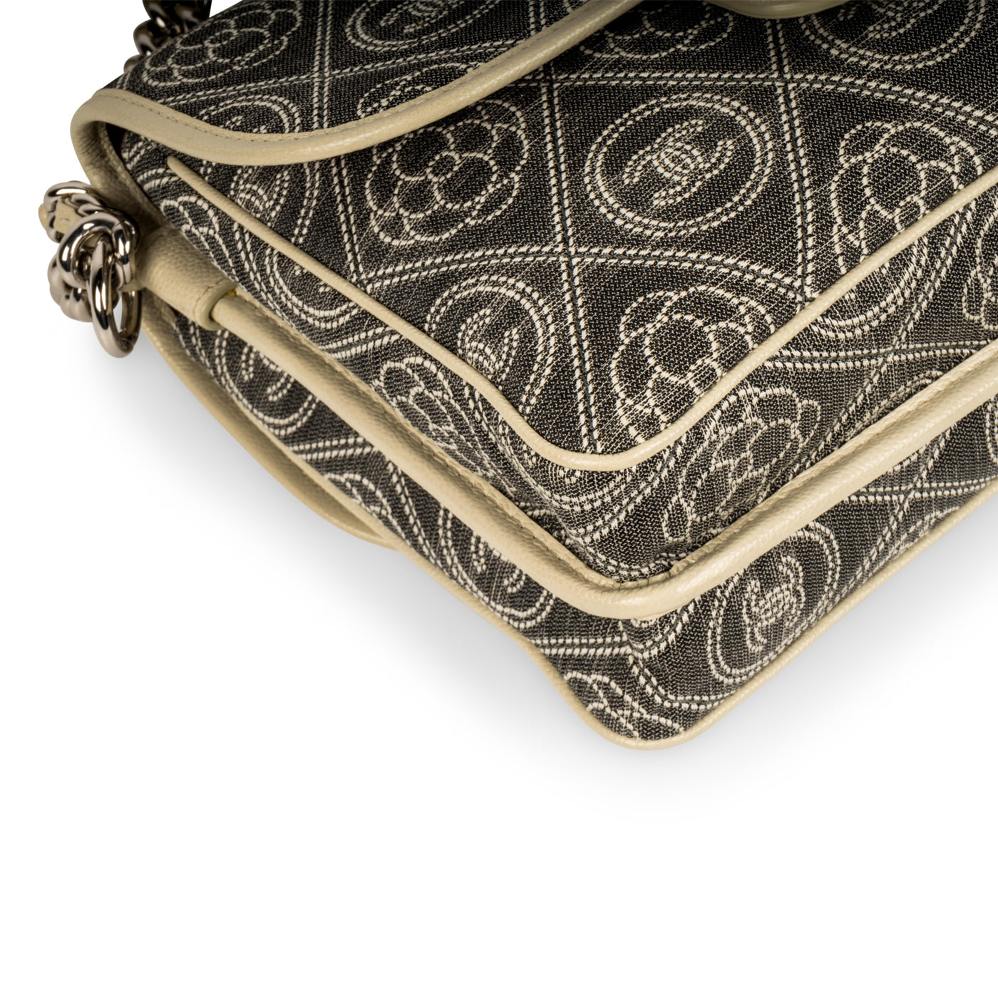 Camellia Fabric double-sided bag