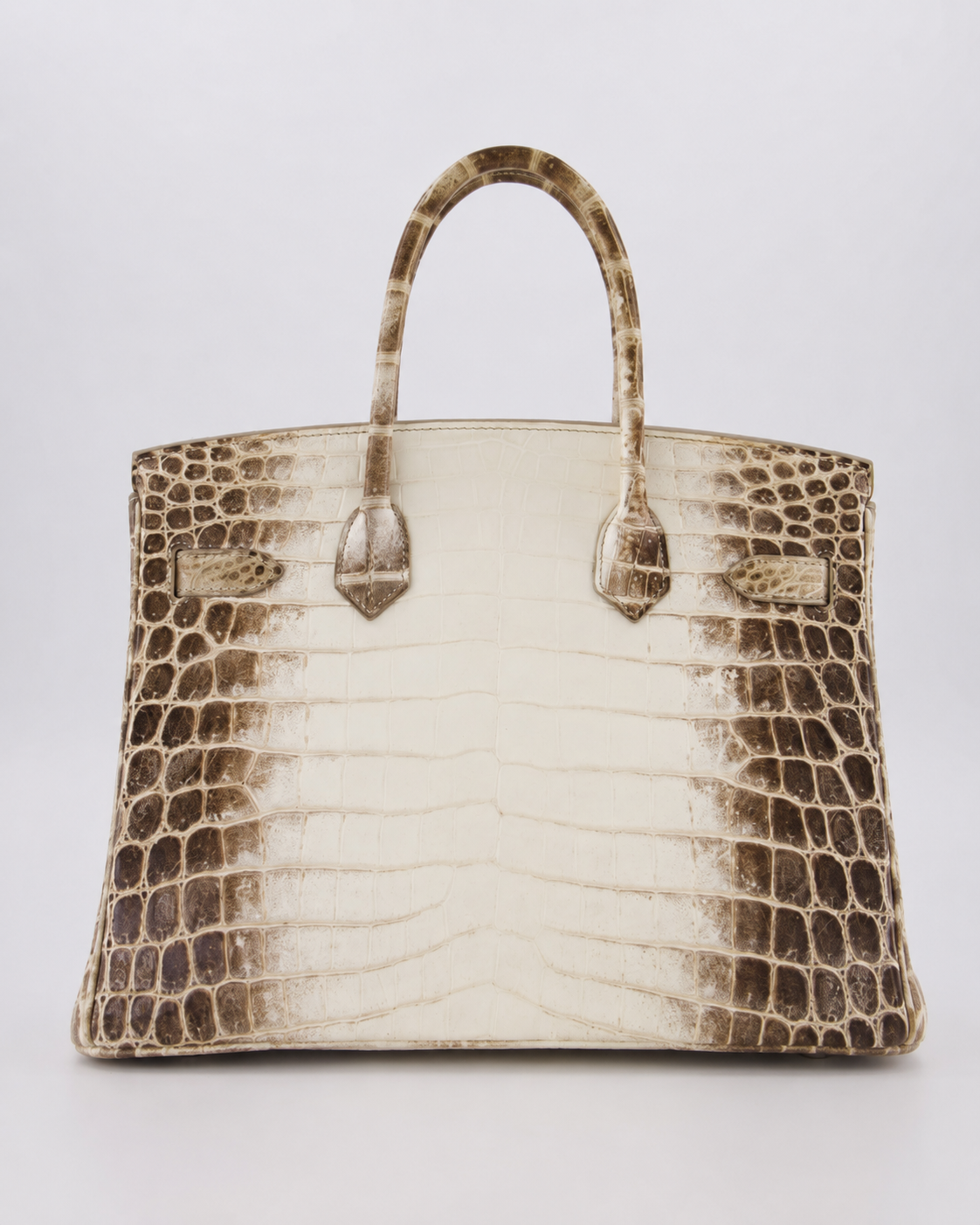*SUPER RARE* Hermès Birkin 30 Retourne Bag in Himalaya Crocodile Niloticus Leather with Palladium Hardware