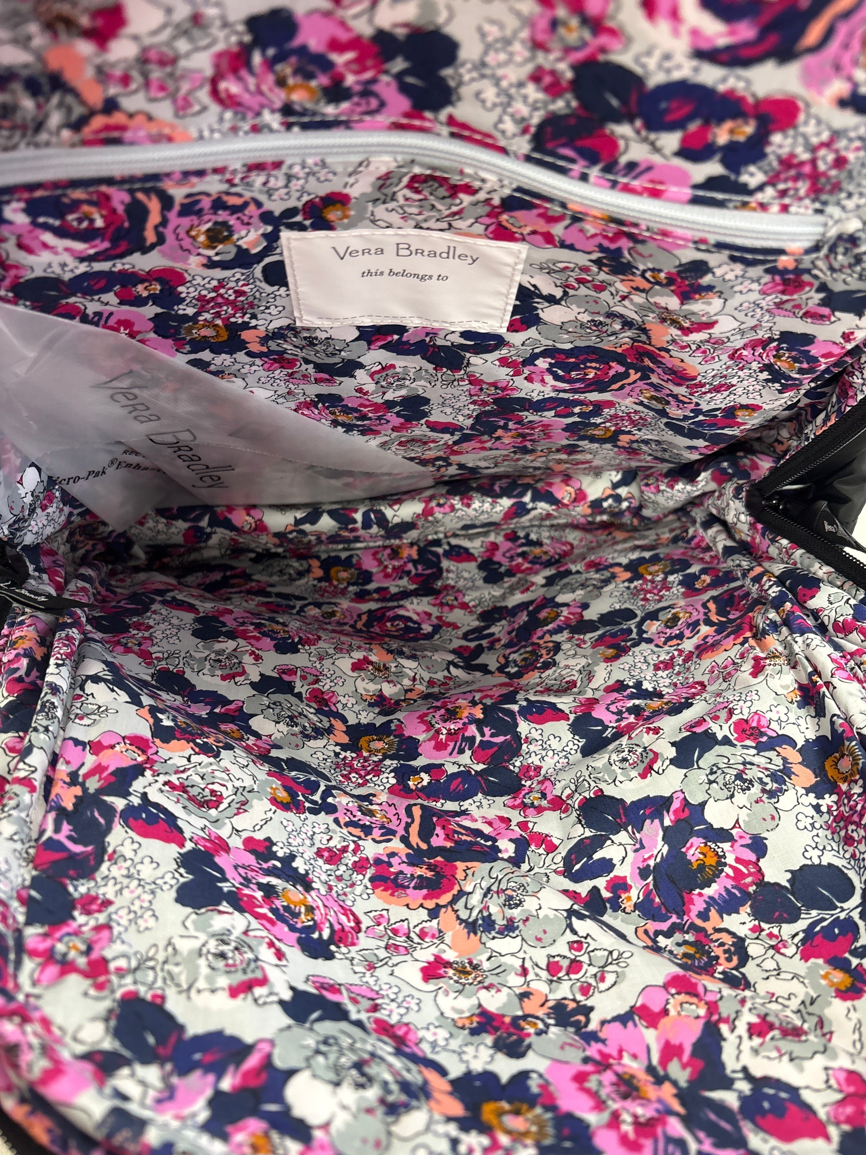 Backpack By Vera Bradley In Black, Size:Medium