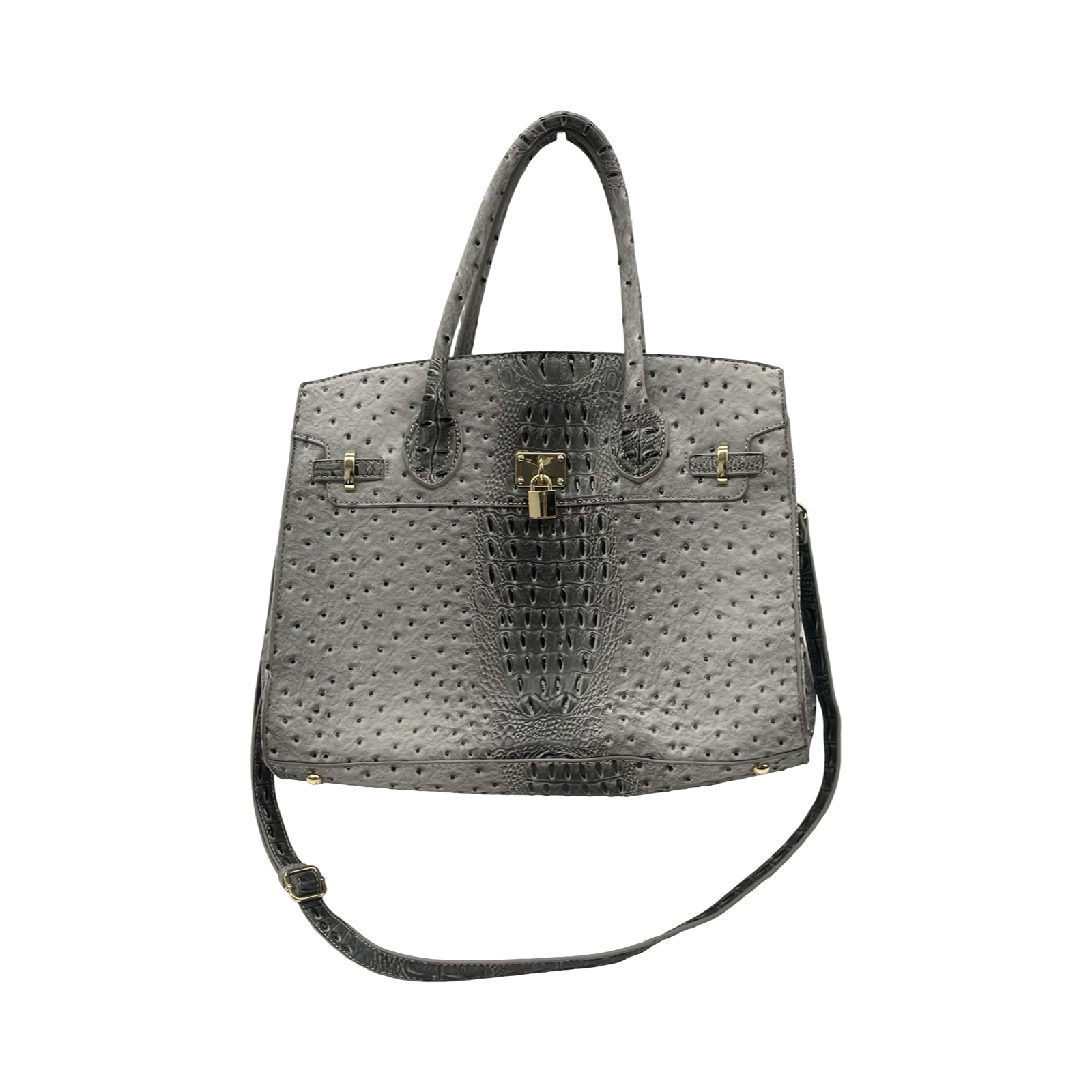 Handbag By Cme In Grey, Size:Large