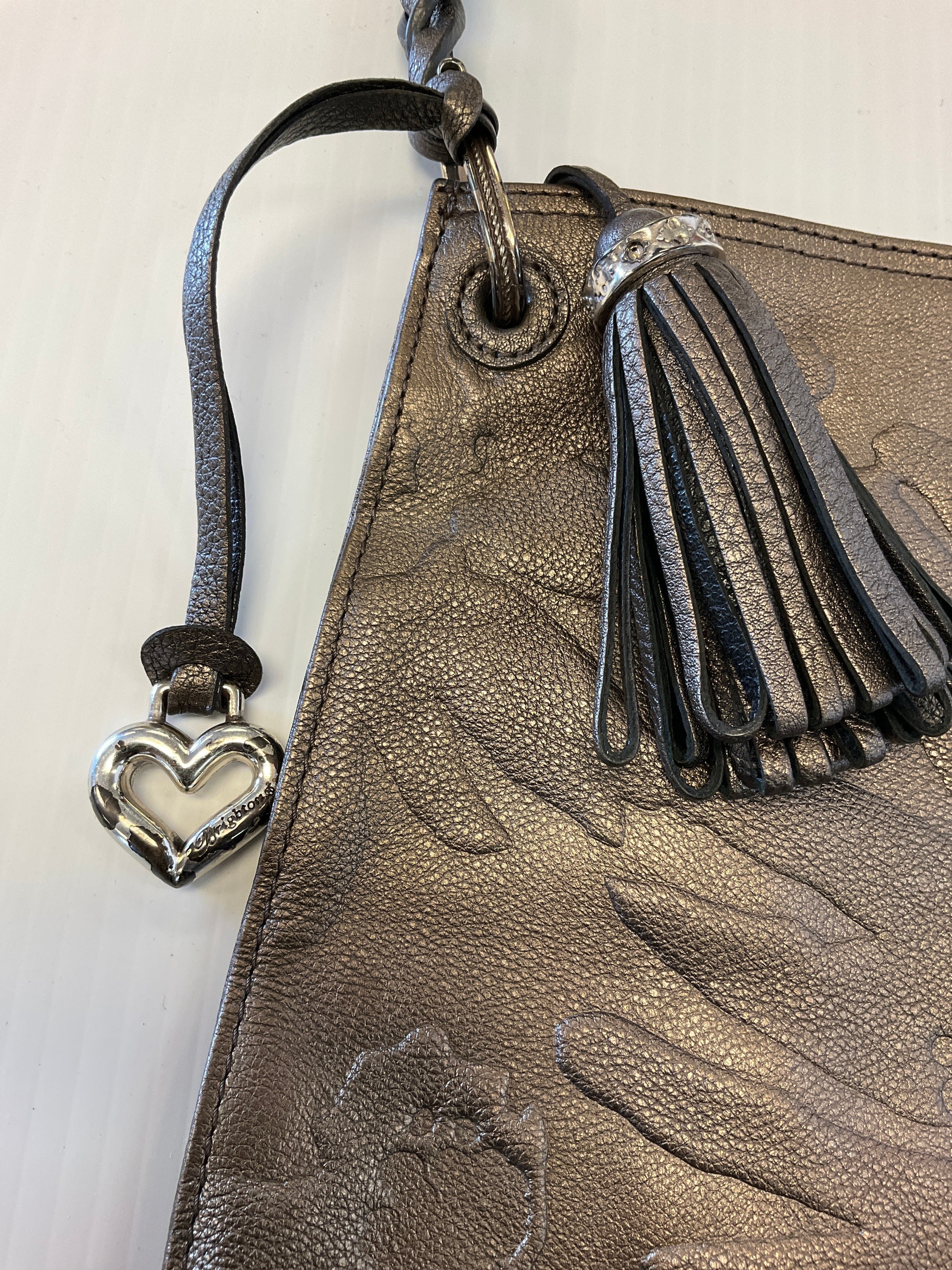 Handbag By Brighton In Bronze, Size:Small