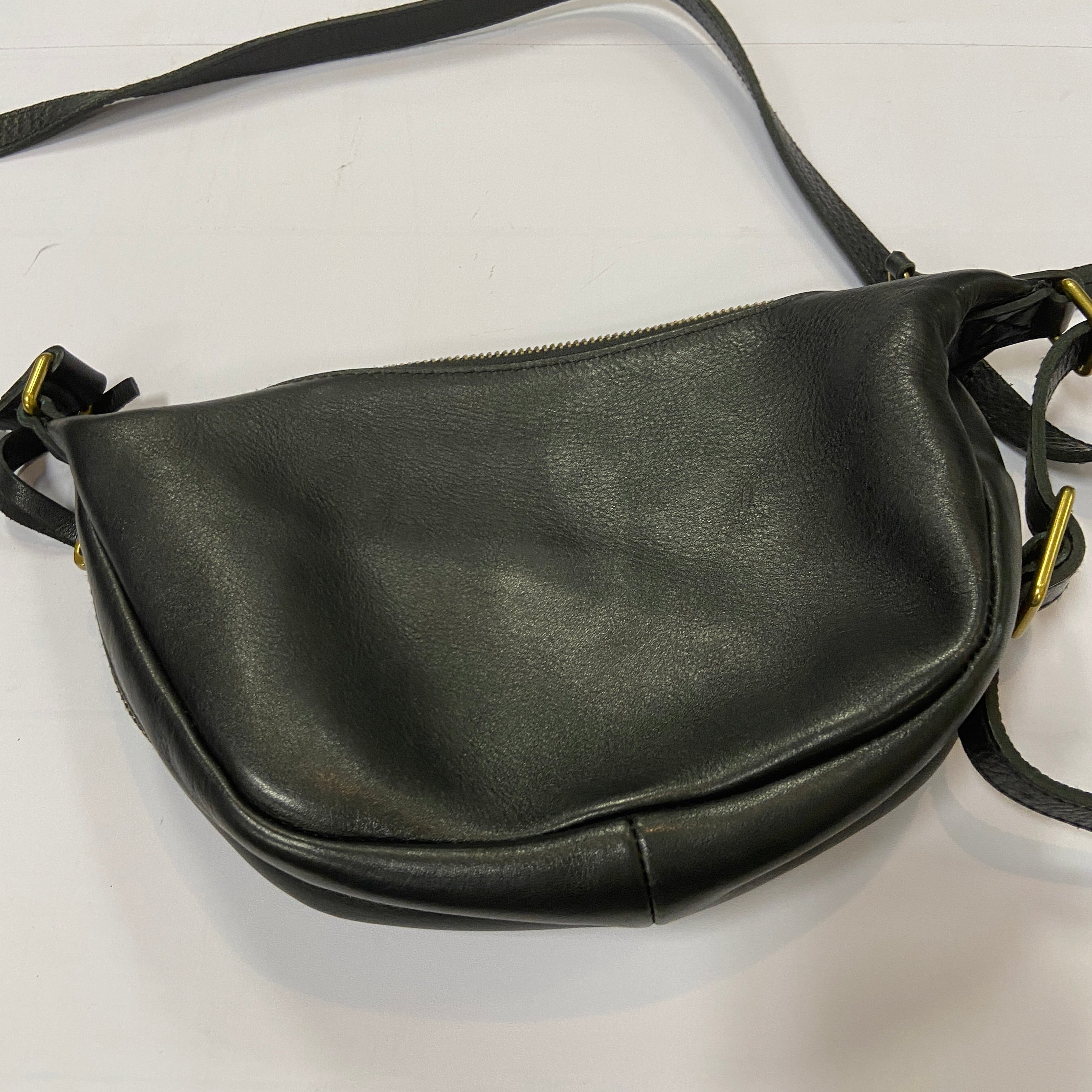 Handbag Leather By Madewell, Size: Small