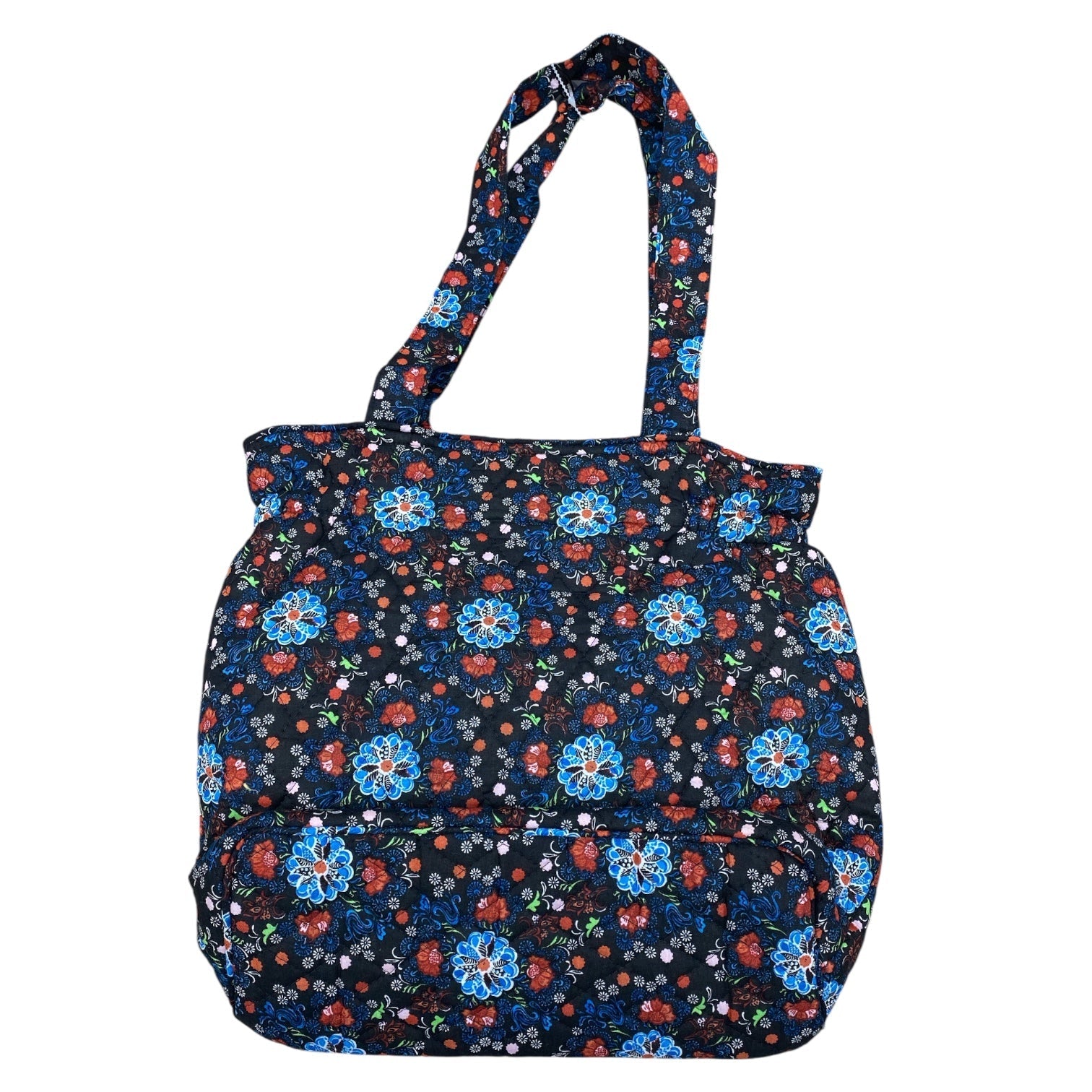 Handbag By Clothes Mentor In Black & Blue, Size:Large