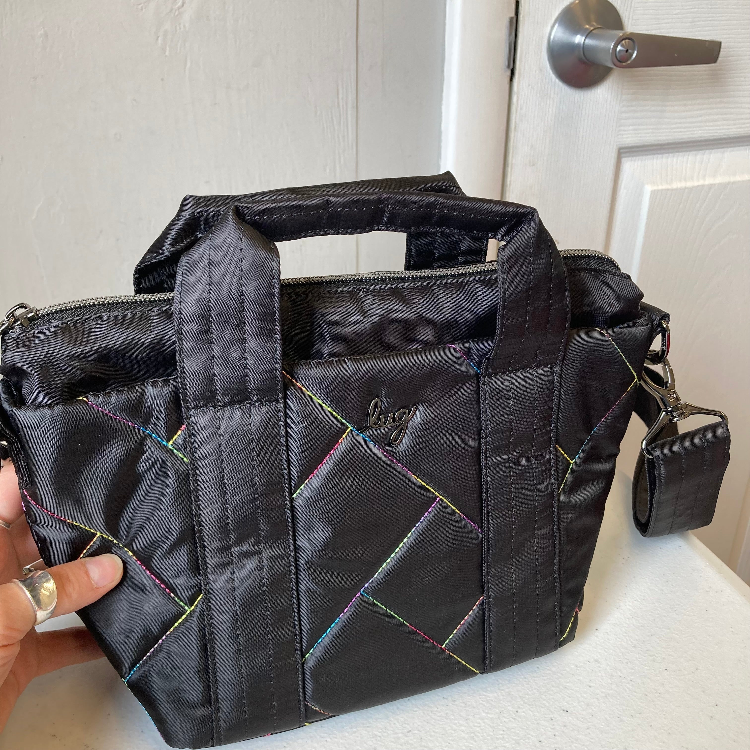 Handbag By Lug In Black, Size:Small