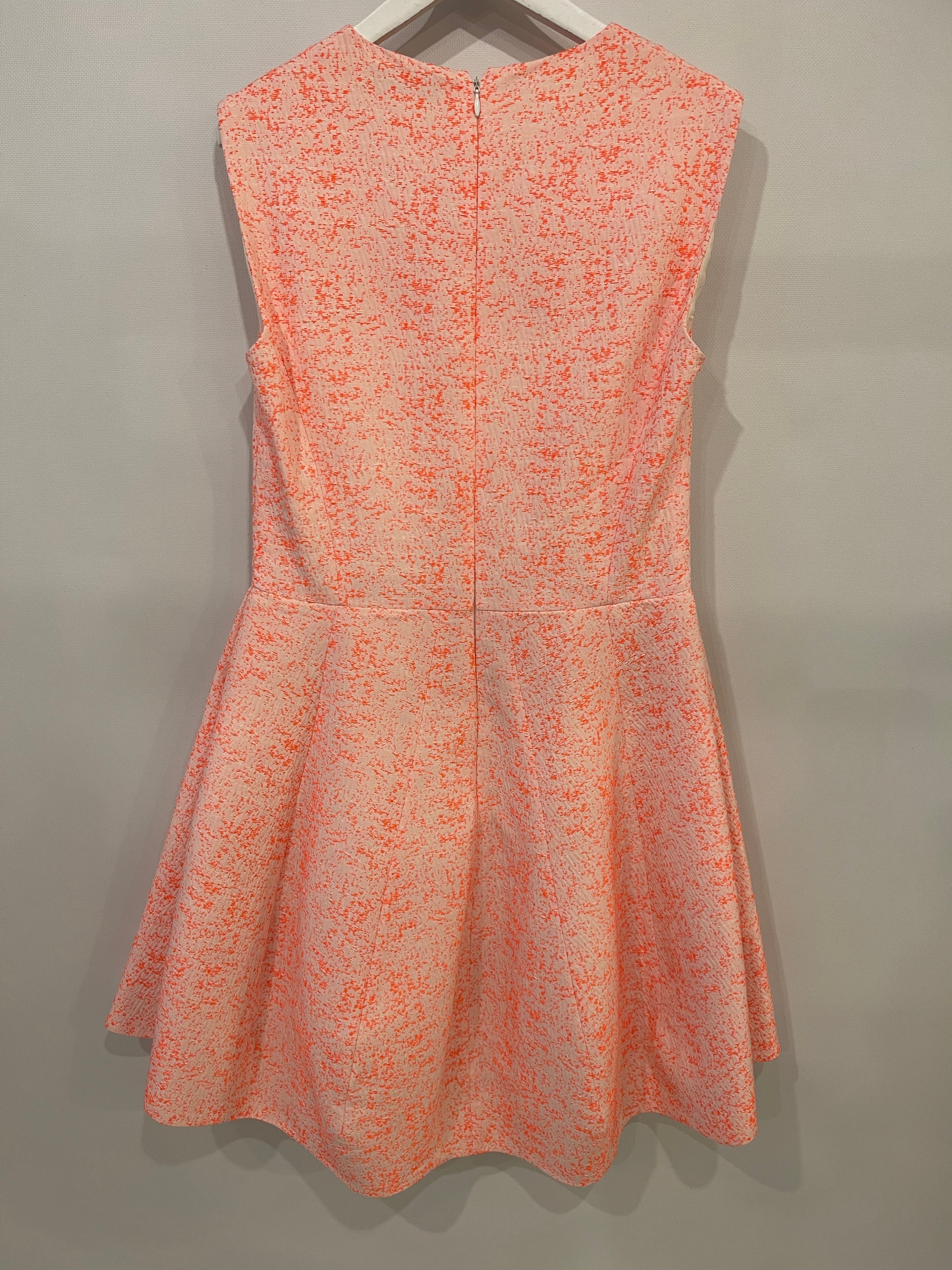 Christian Dior Neon Pink Structure Sleeveless Mini Dress Size FR 40 (UK 12)