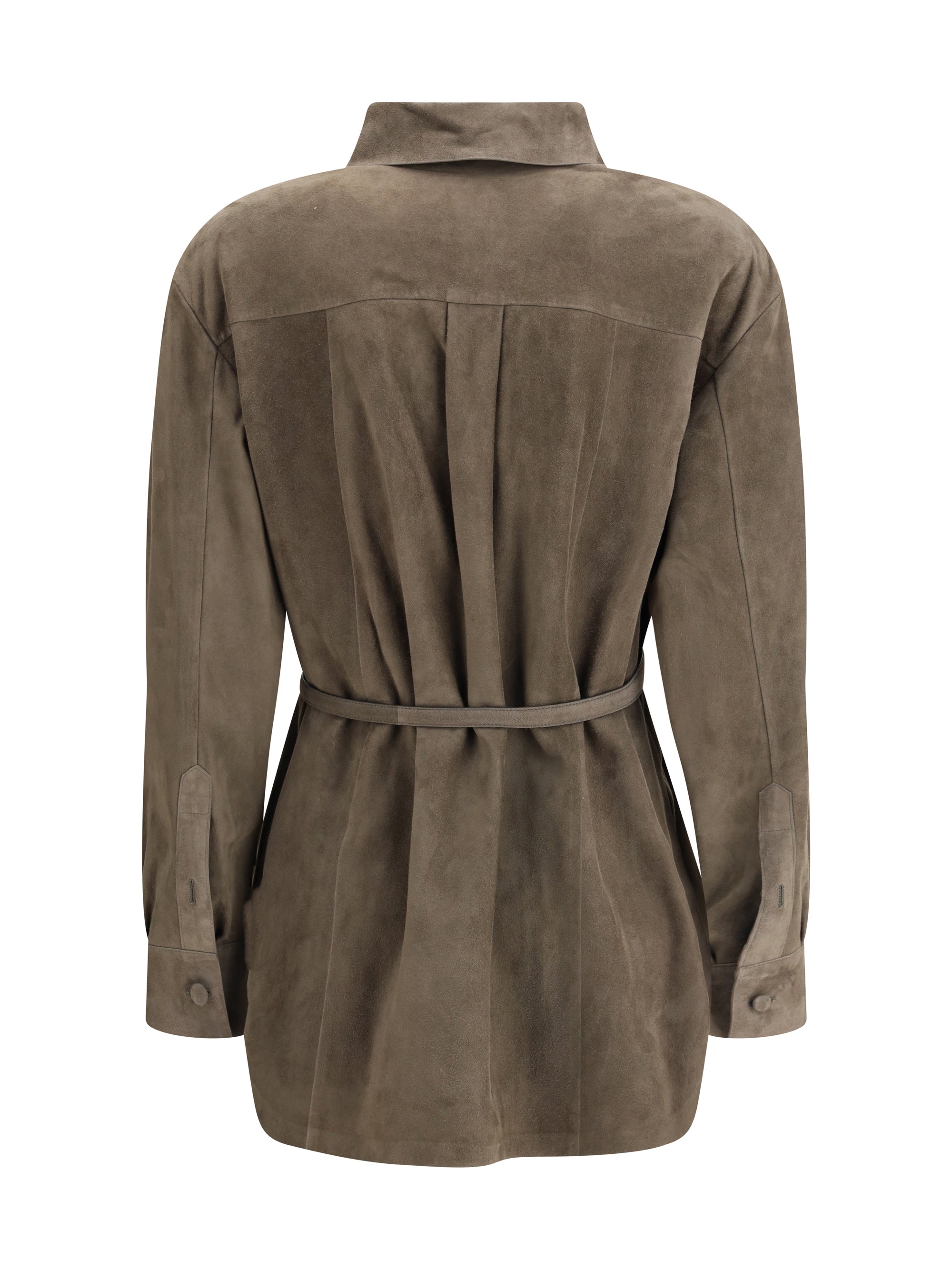 suede leather shirt
