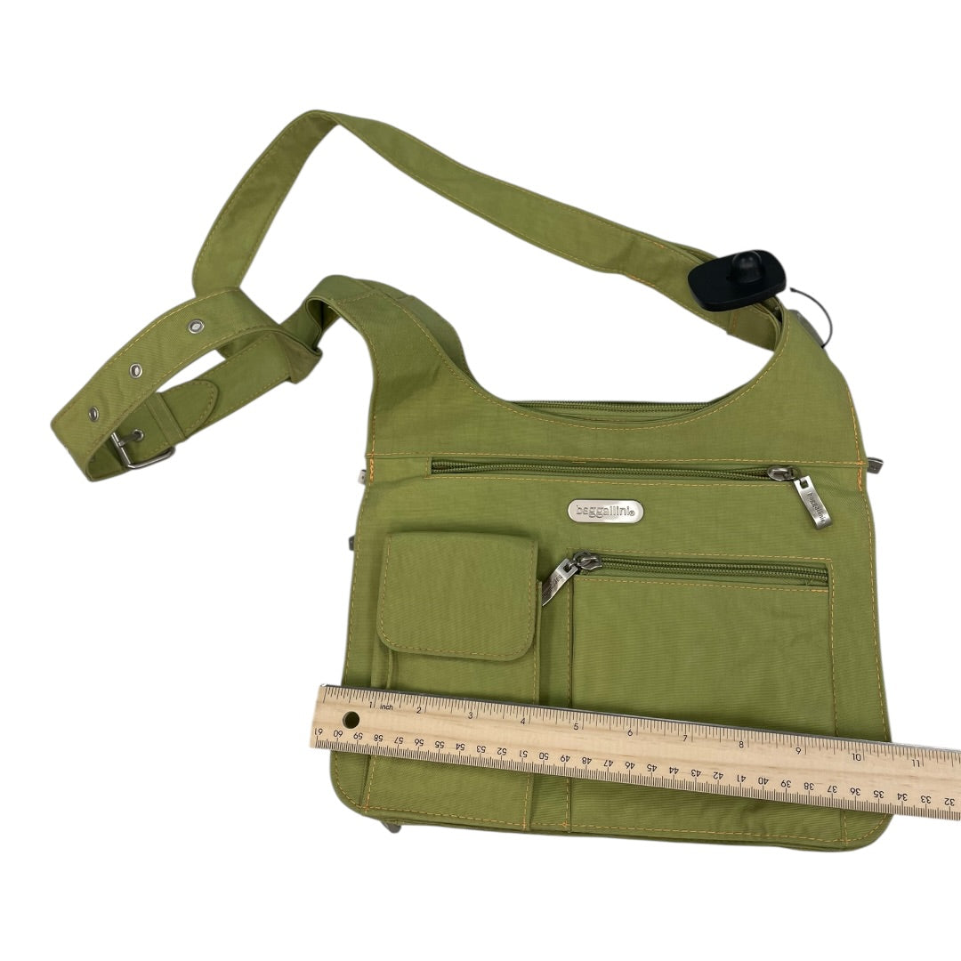 Handbag By Baggallini In Green, Size:Small