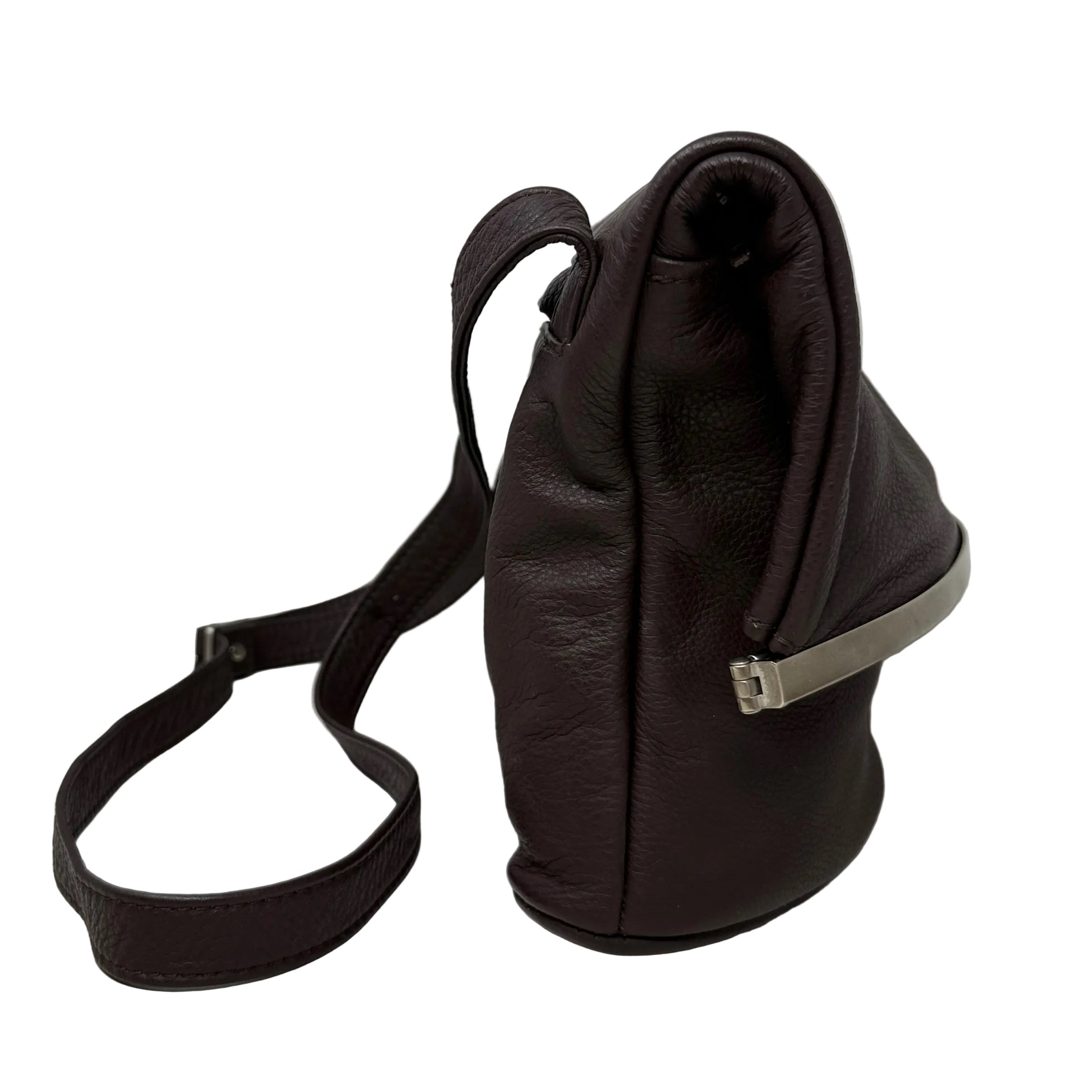 Wandelbar Leather Crossbody Bag By Olbrish, Size: Small