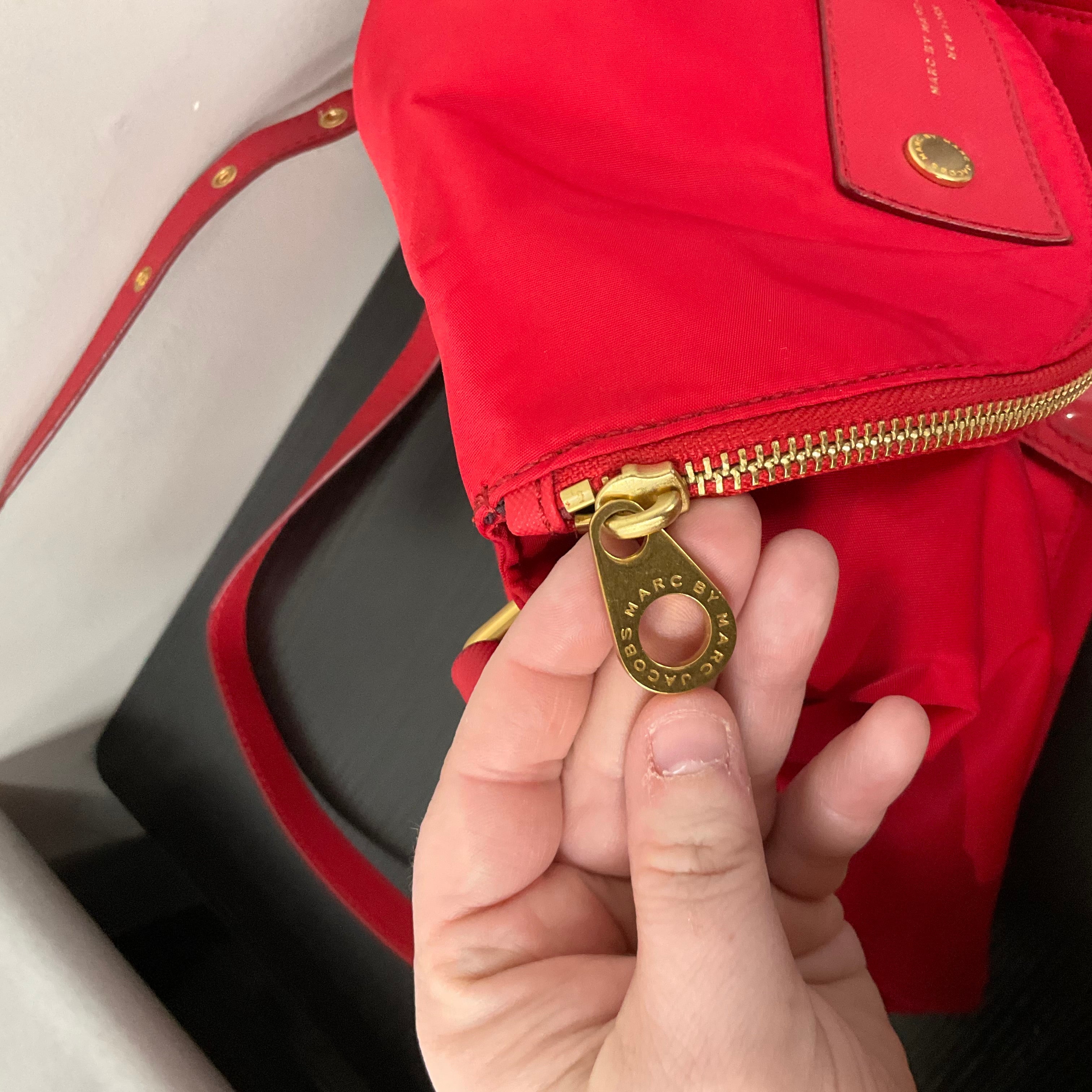 Crossbody Designer By Marc By Marc Jacobs In Red, Size:Large