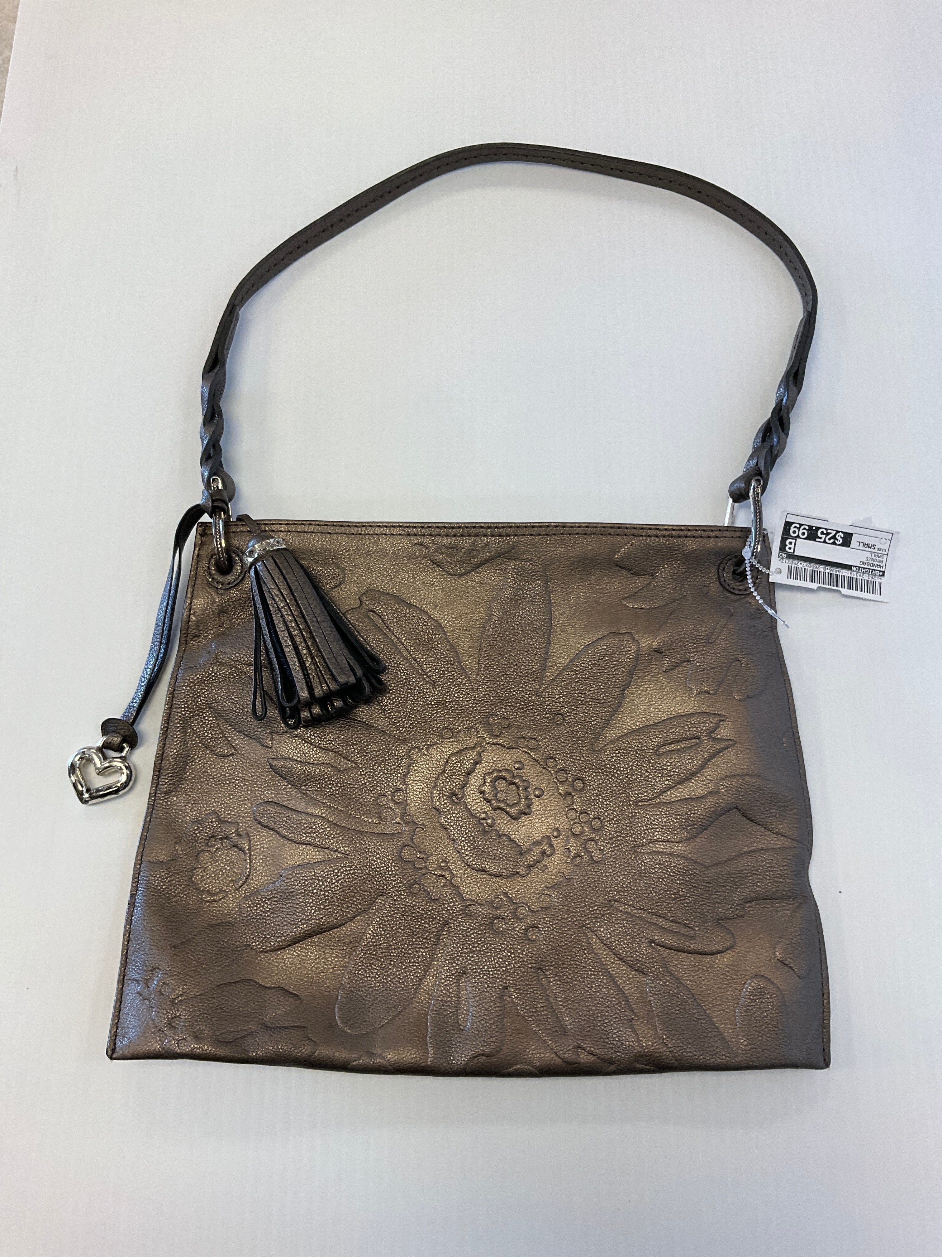 Handbag By Brighton In Bronze, Size:Small