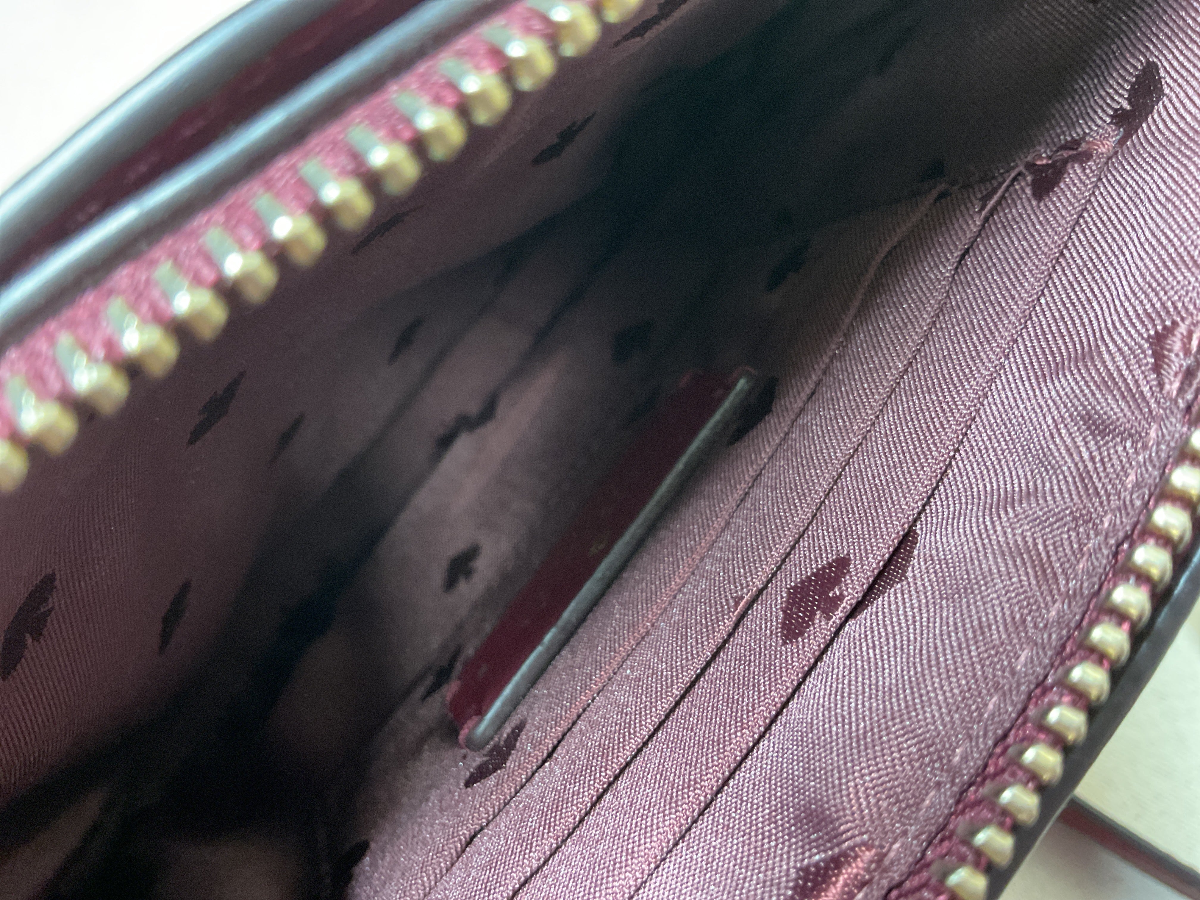 Handbag Designer By Kate Spade In Maroon, Size:Small