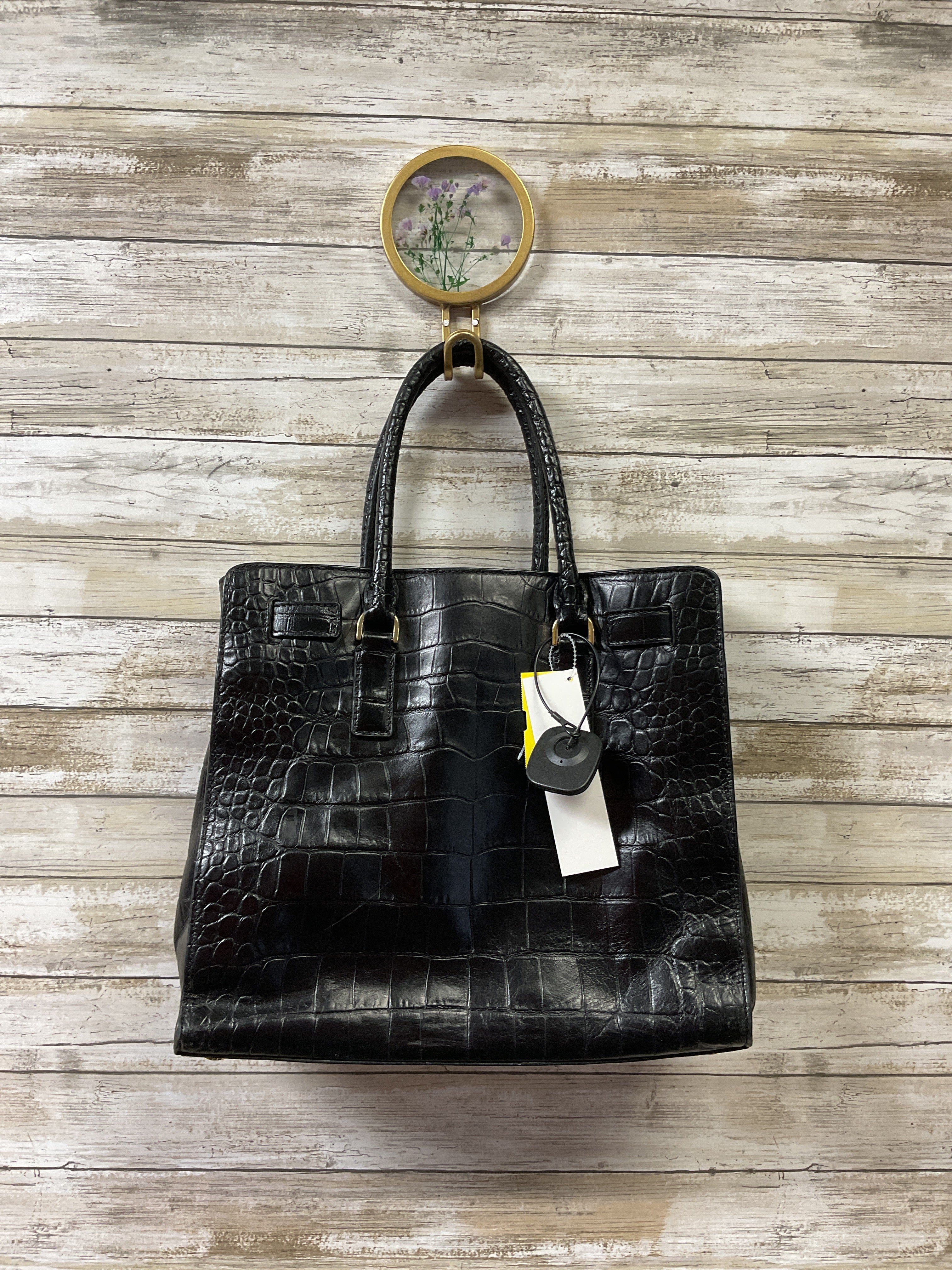 Handbag Designer By Michael Kors In Black, Size:Medium