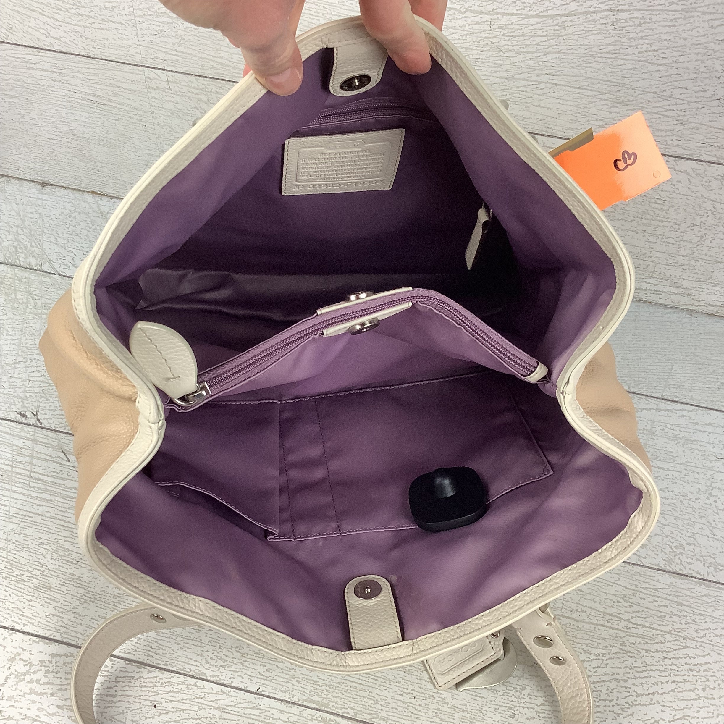 Handbag Designer By Coach, Size: Medium