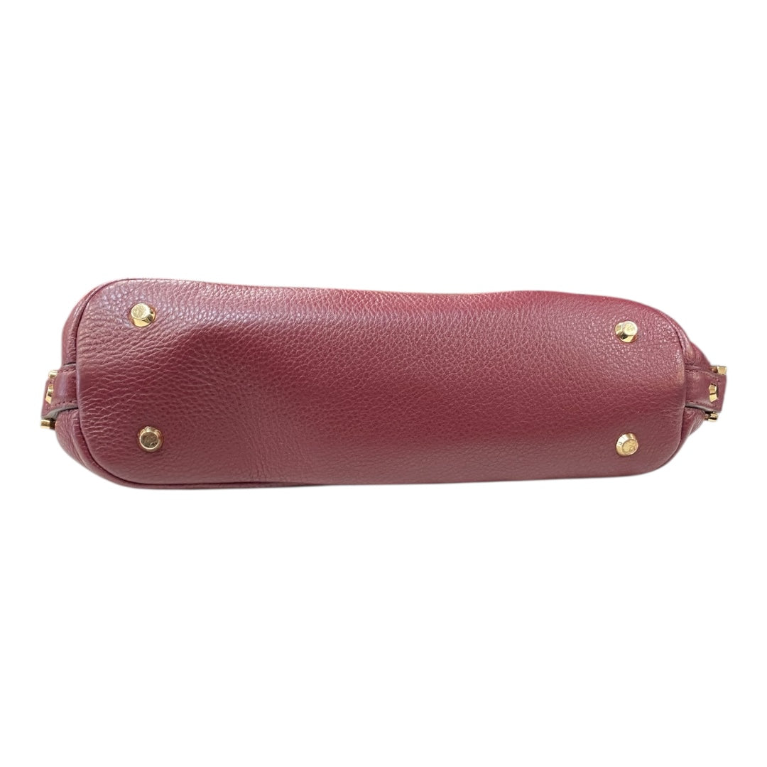 Handbag Designer By Michael Kors In Maroon, Size:Medium