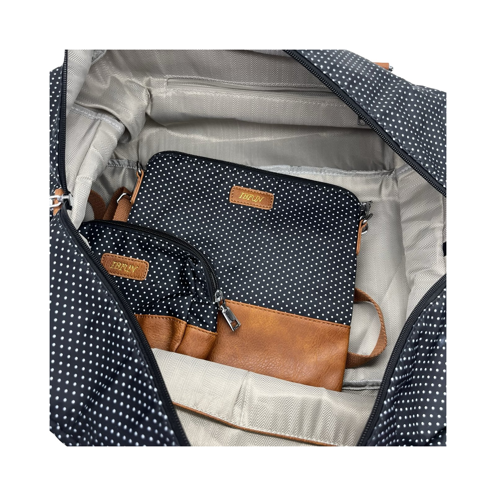 Tote By Cmf In Polkadot Pattern, Size:Medium