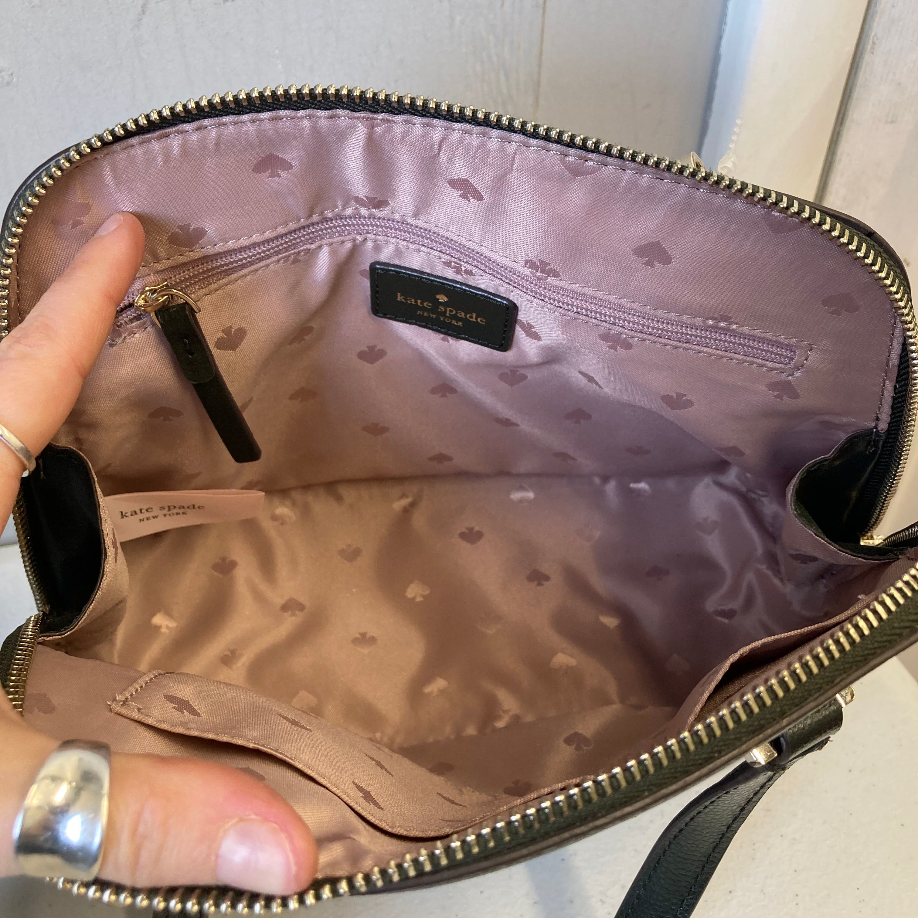 Crossbody Designer By Kate Spade In Green, Size:Small