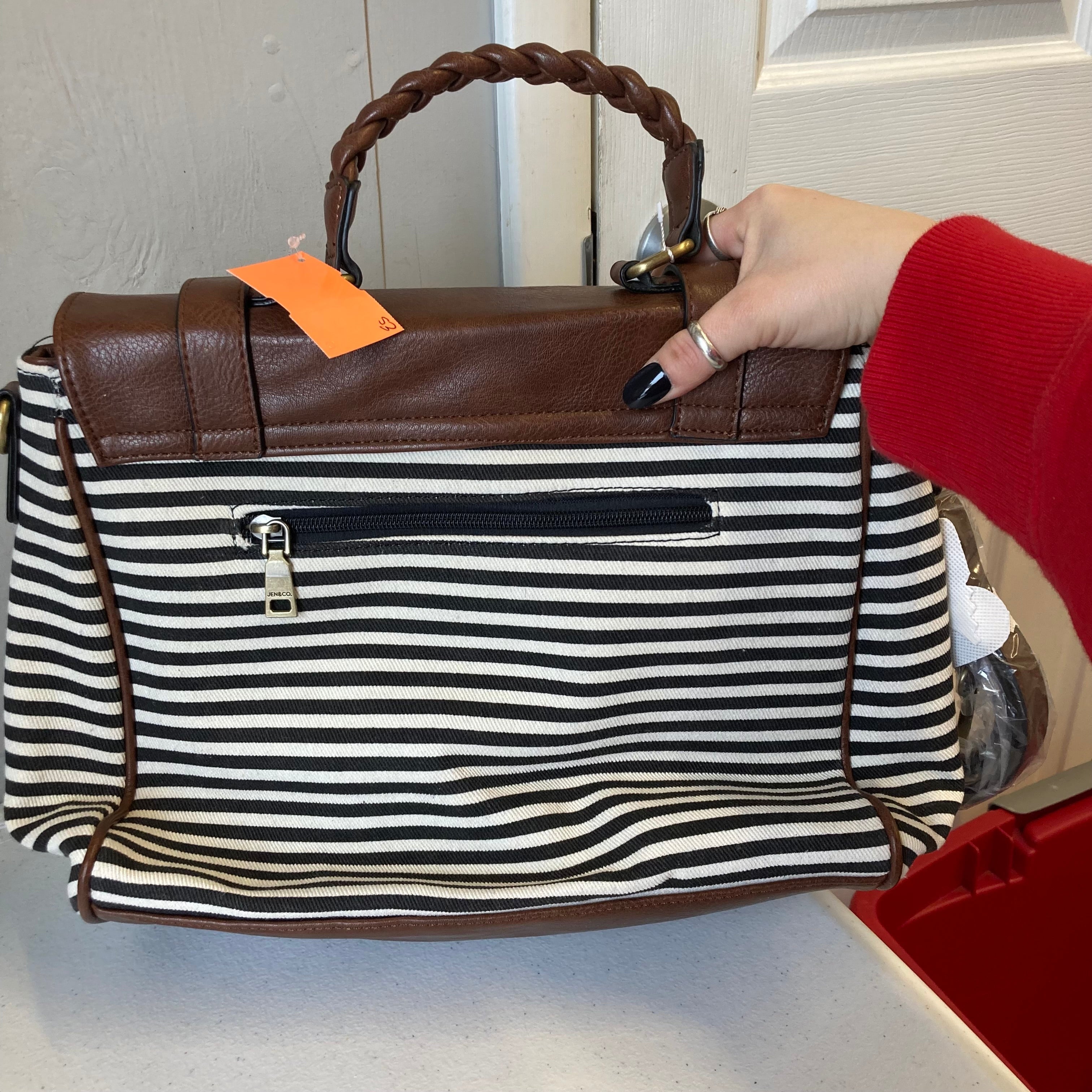 Handbag By Jen & Co. In Multi, Size:Medium