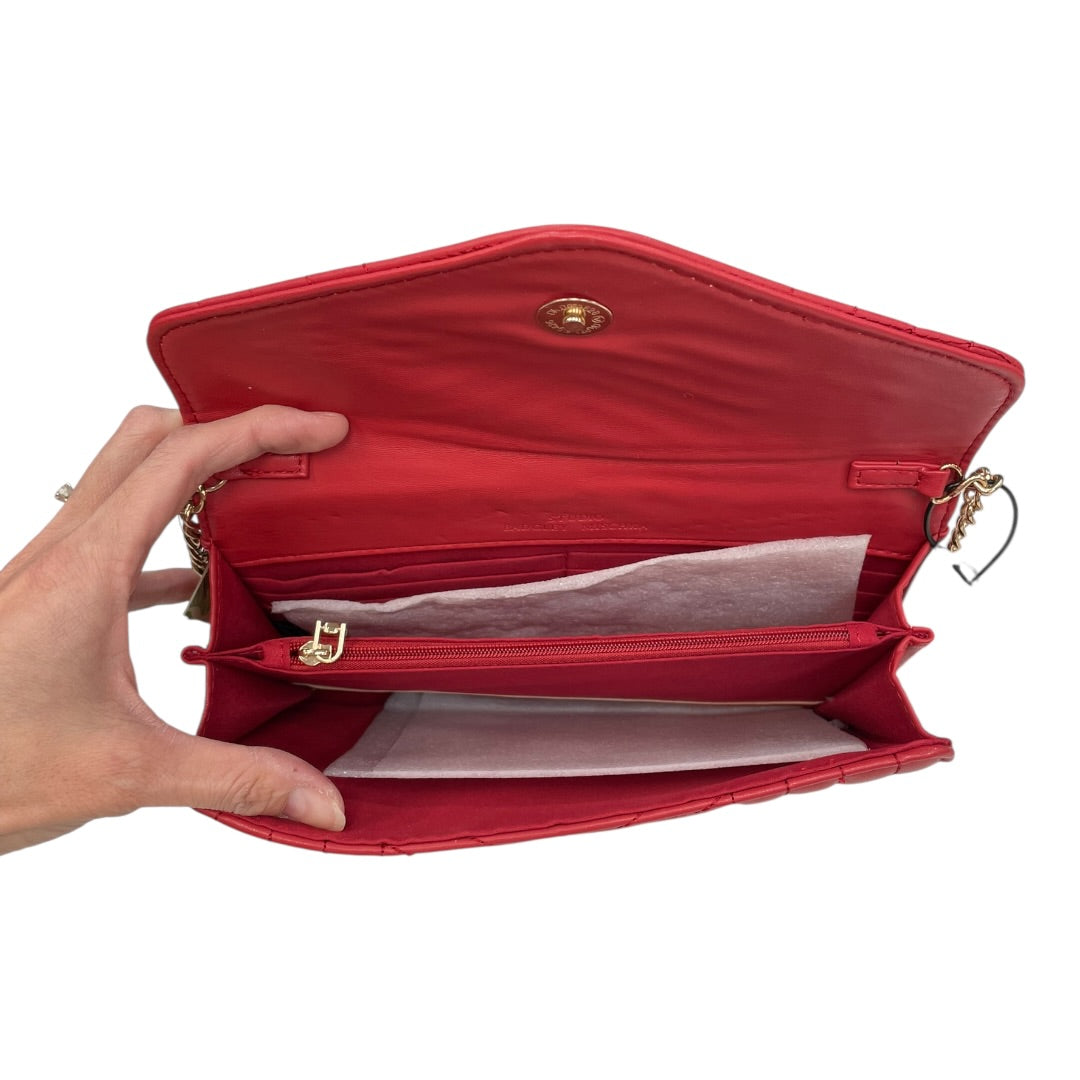 Handbag By Badgley Mischka In Red, Size:Medium