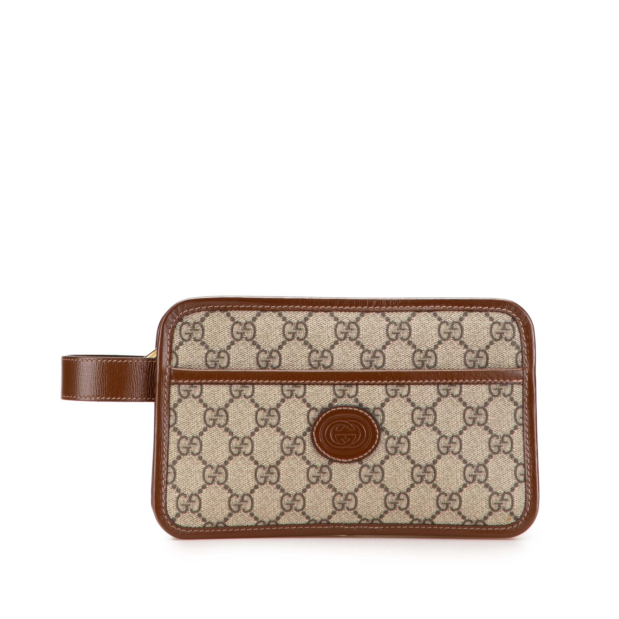 Interlocking G Patch Camera Bag GG Coated Canvas Mini