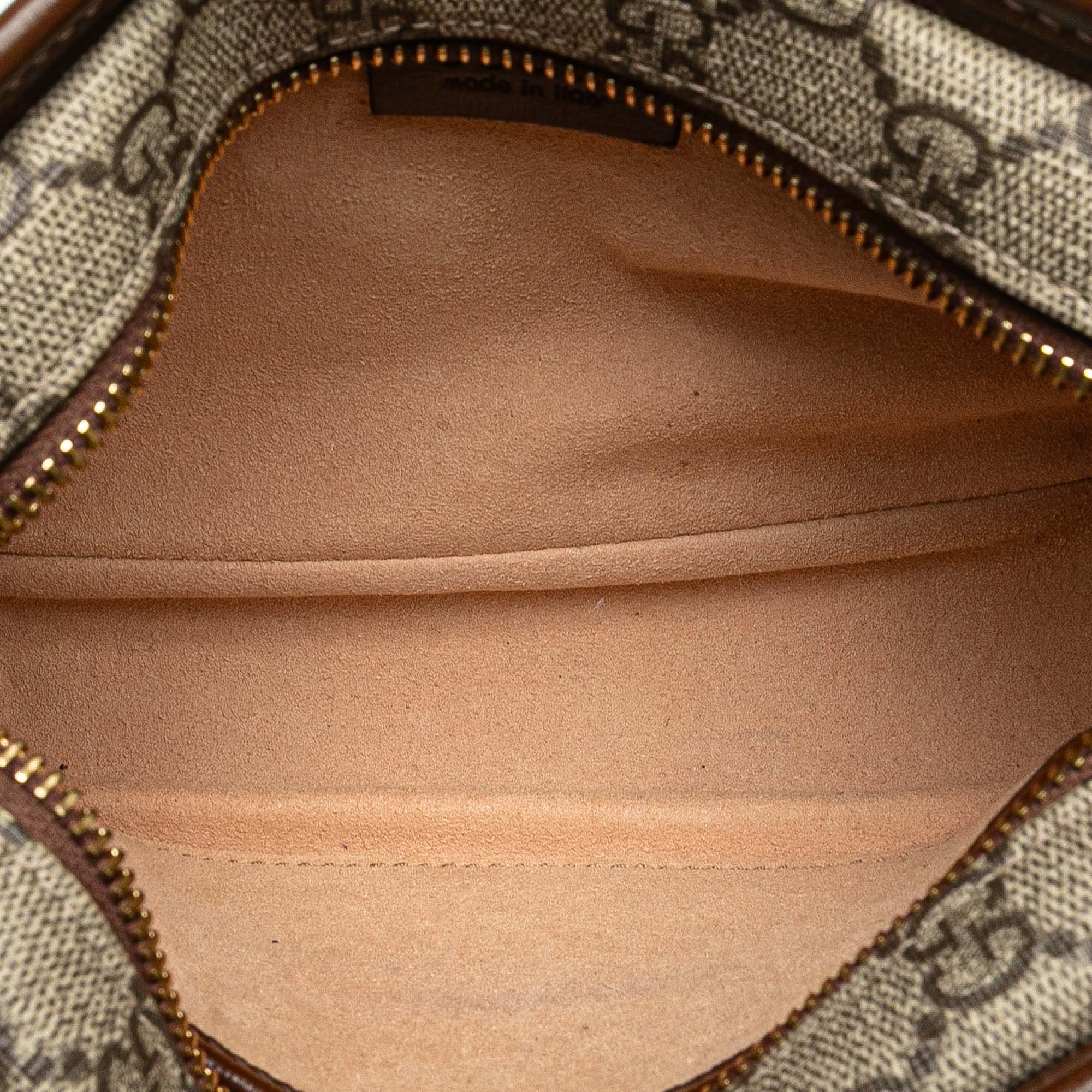 Interlocking G Patch Camera Bag GG Coated Canvas Mini