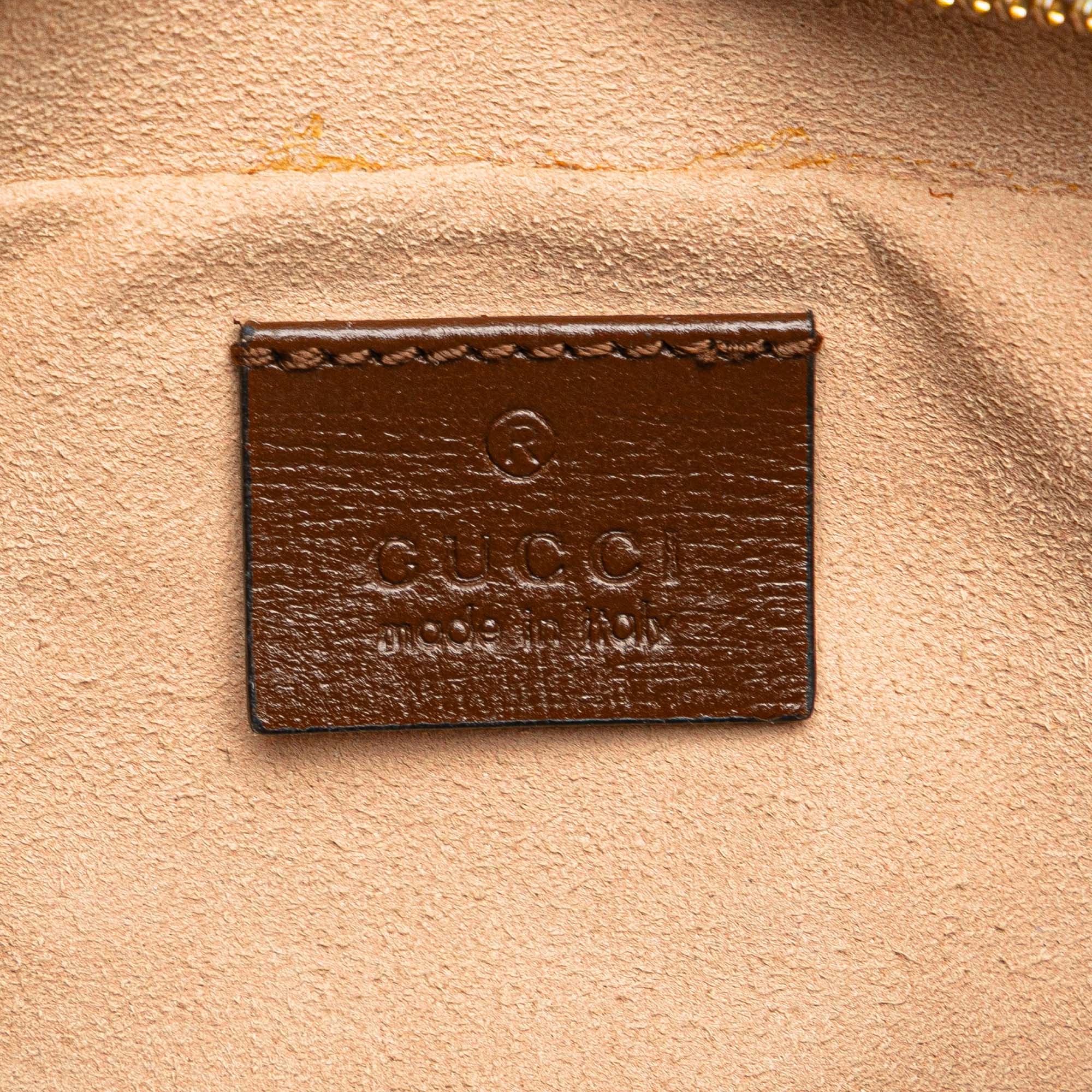 Interlocking G Patch Camera Bag GG Coated Canvas Mini