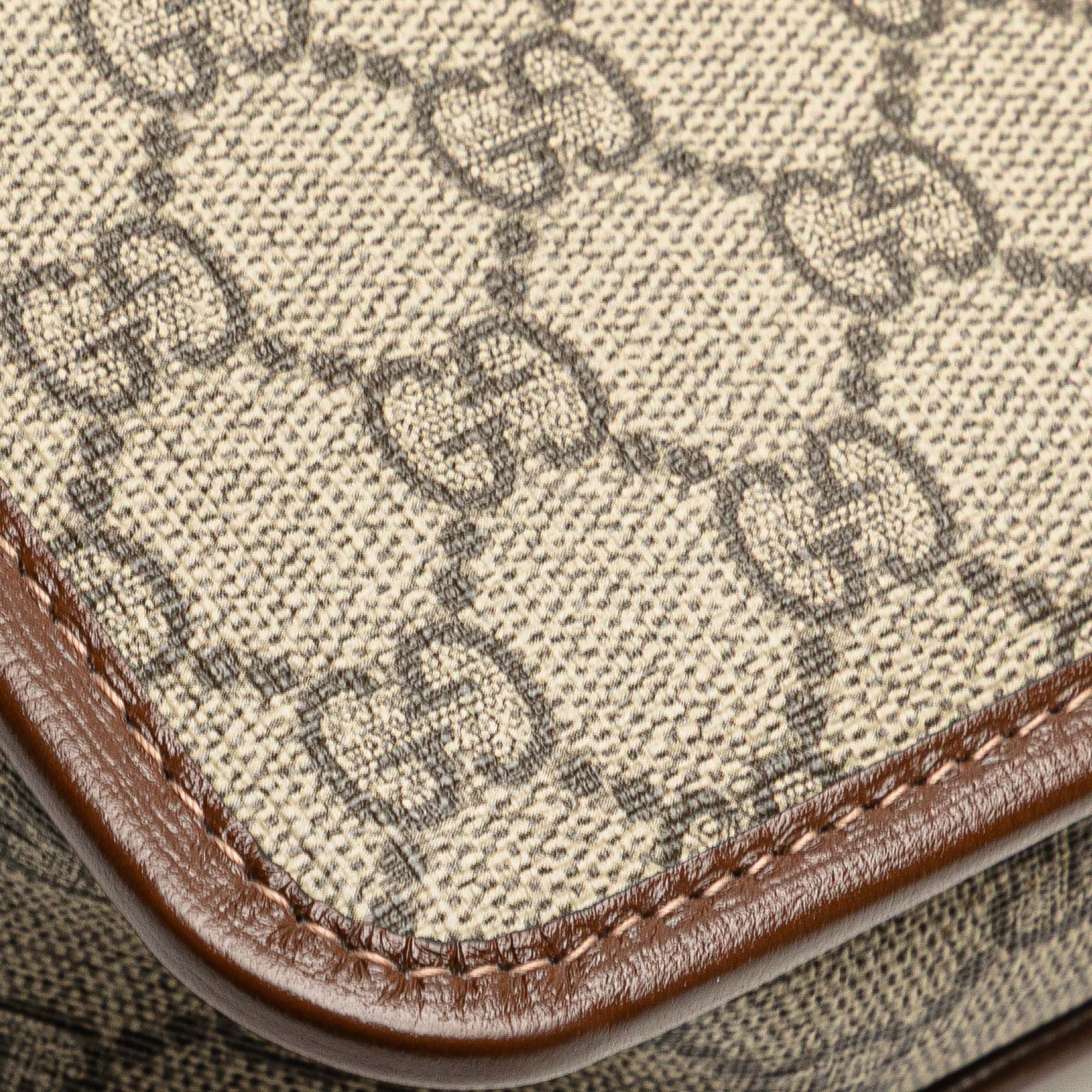 Interlocking G Patch Camera Bag GG Coated Canvas Mini