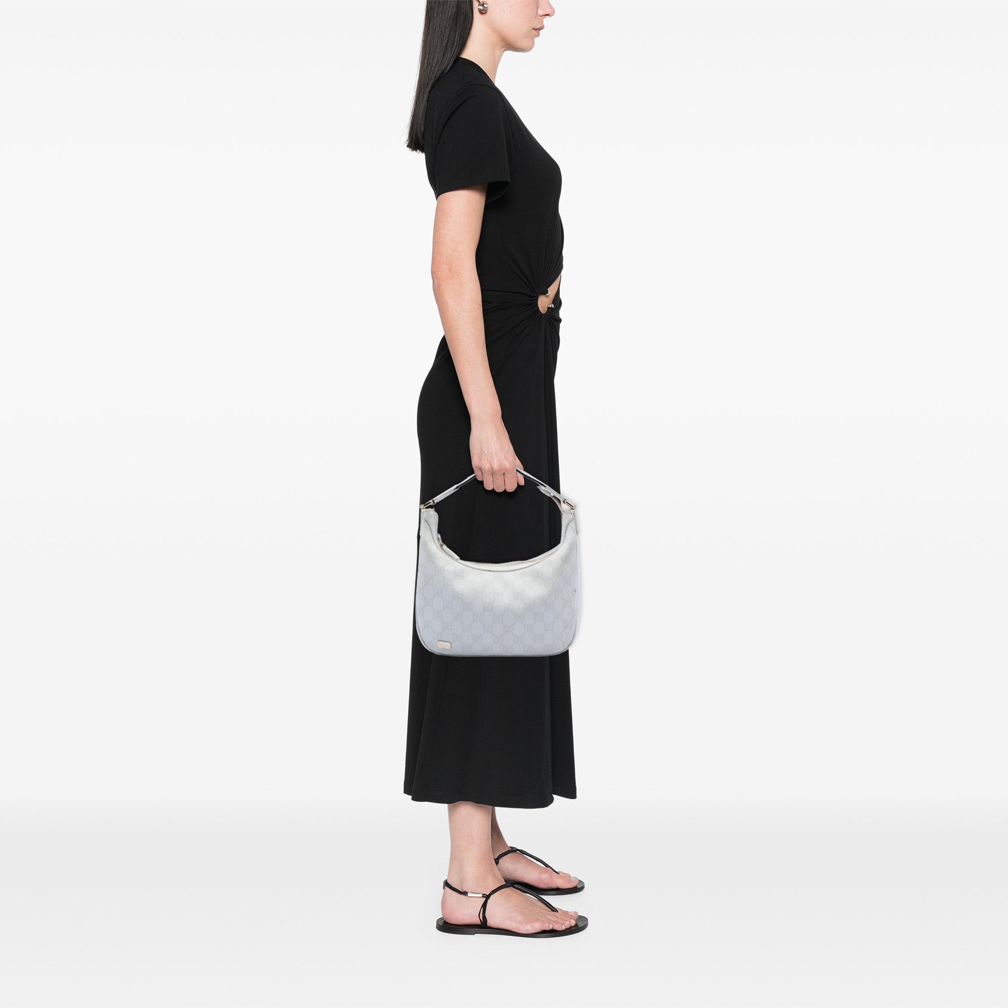 Attache Shoulder Bag GG Coated Canvas Small