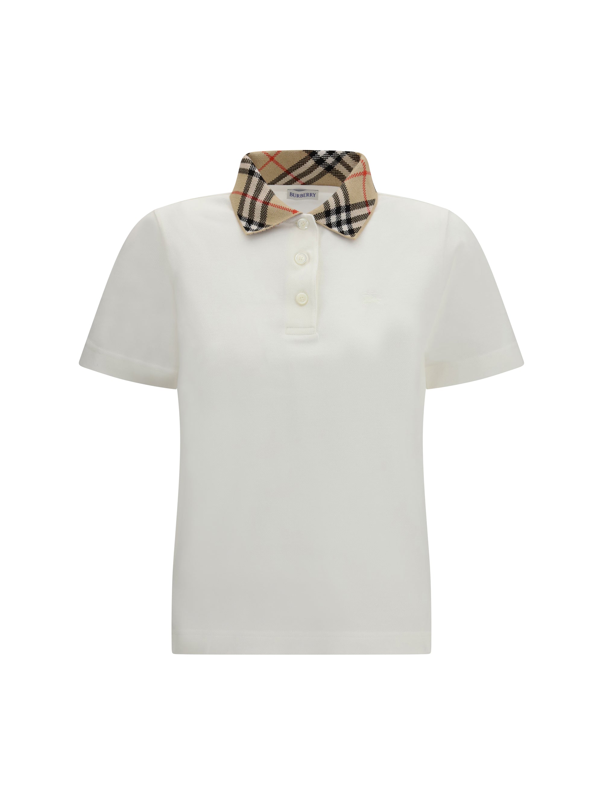 check cotton polo shirt