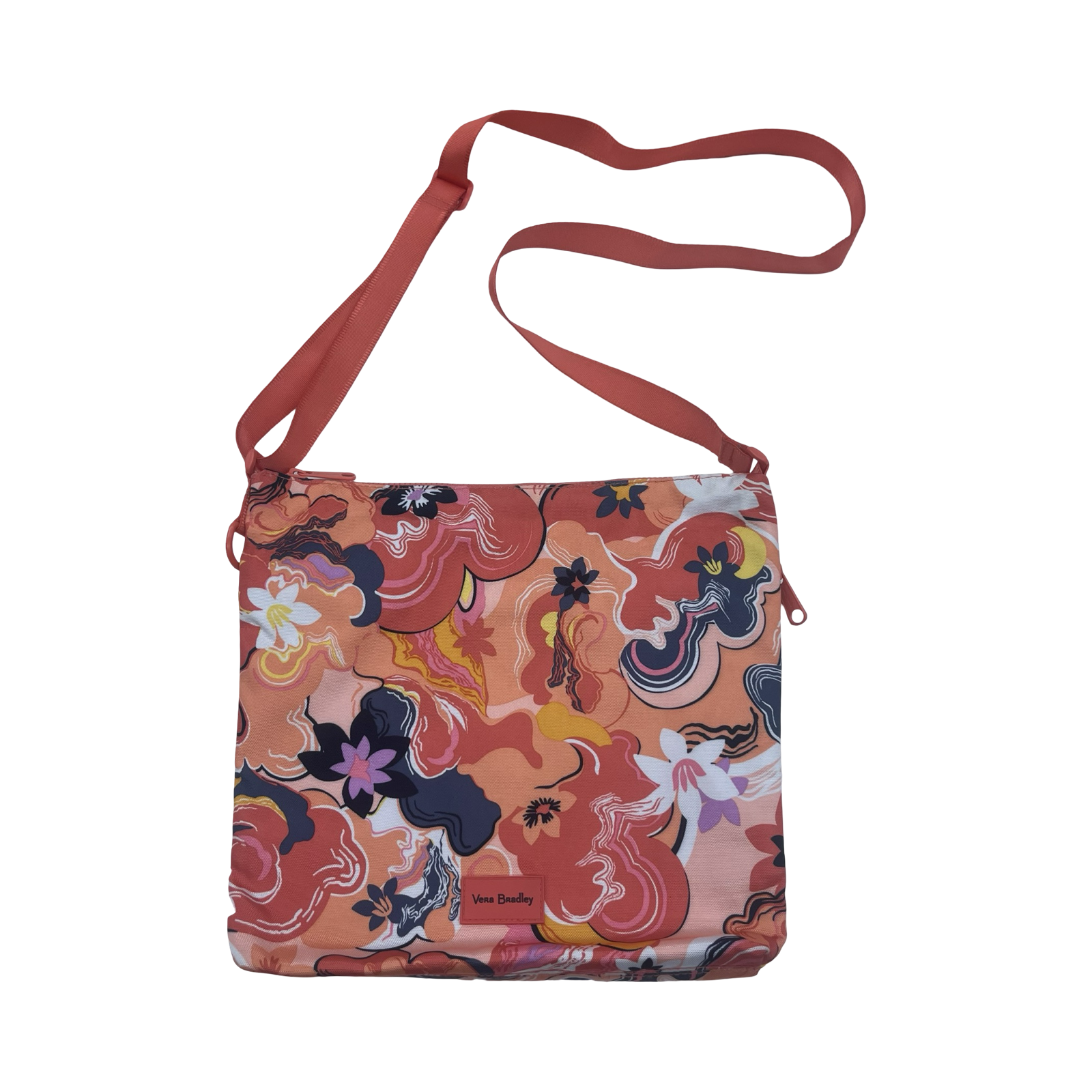 Crossbody By Vera Bradley In Floral Print, Size:Medium