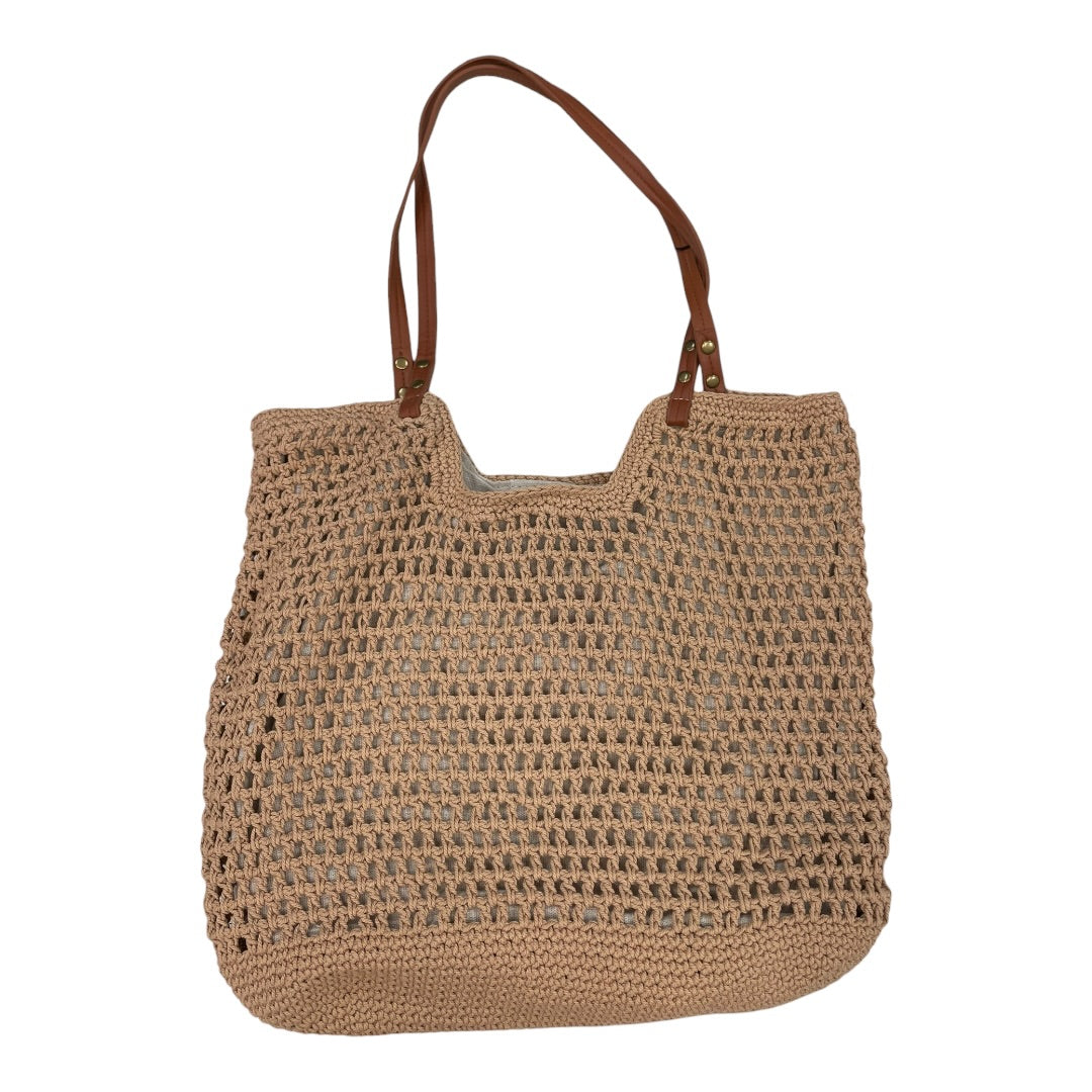 Handbag By Clothes Mentor In Tan, Size:Medium