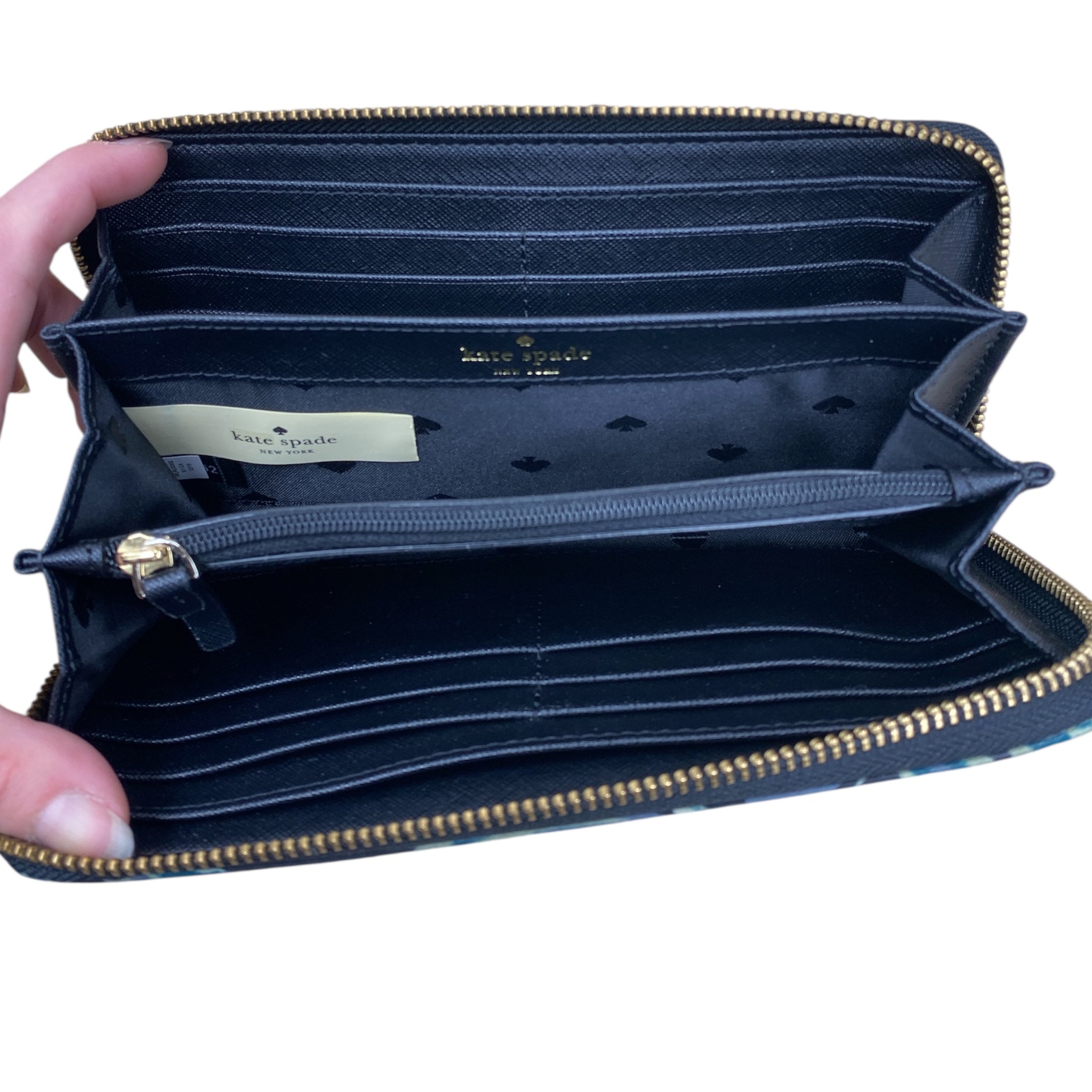 Wallet Designer By Kate Spade In Floral Print, Size:Large