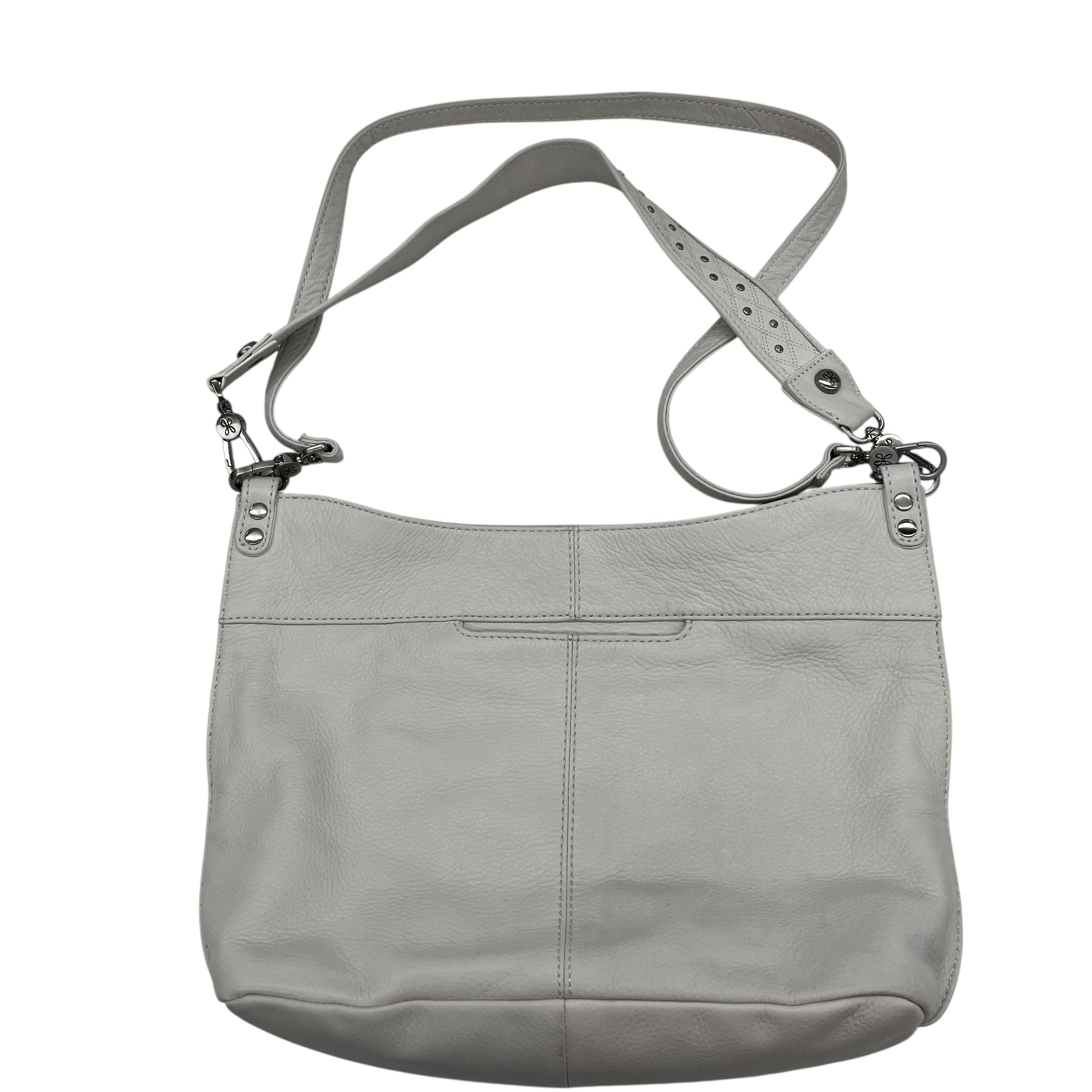 Crossbody Leather By Hobo Intl In Cream, Size:Medium