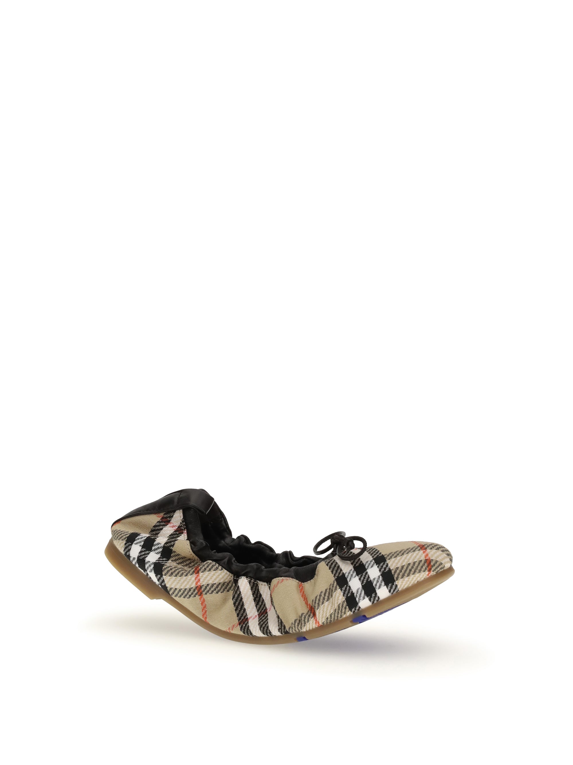 fawn check ballerinas