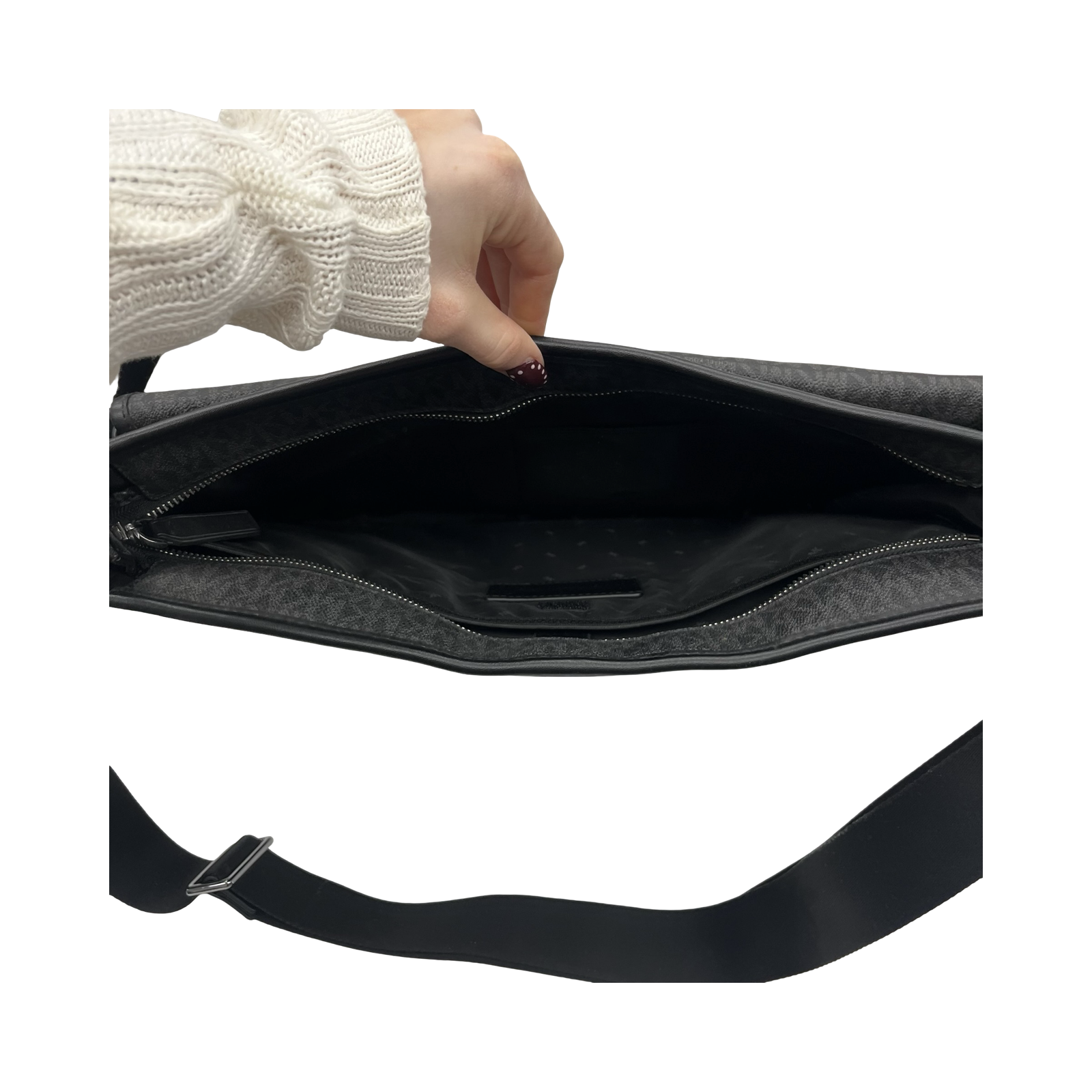 Laptop Bag Designer By Michael Kors In Black, Size:Large