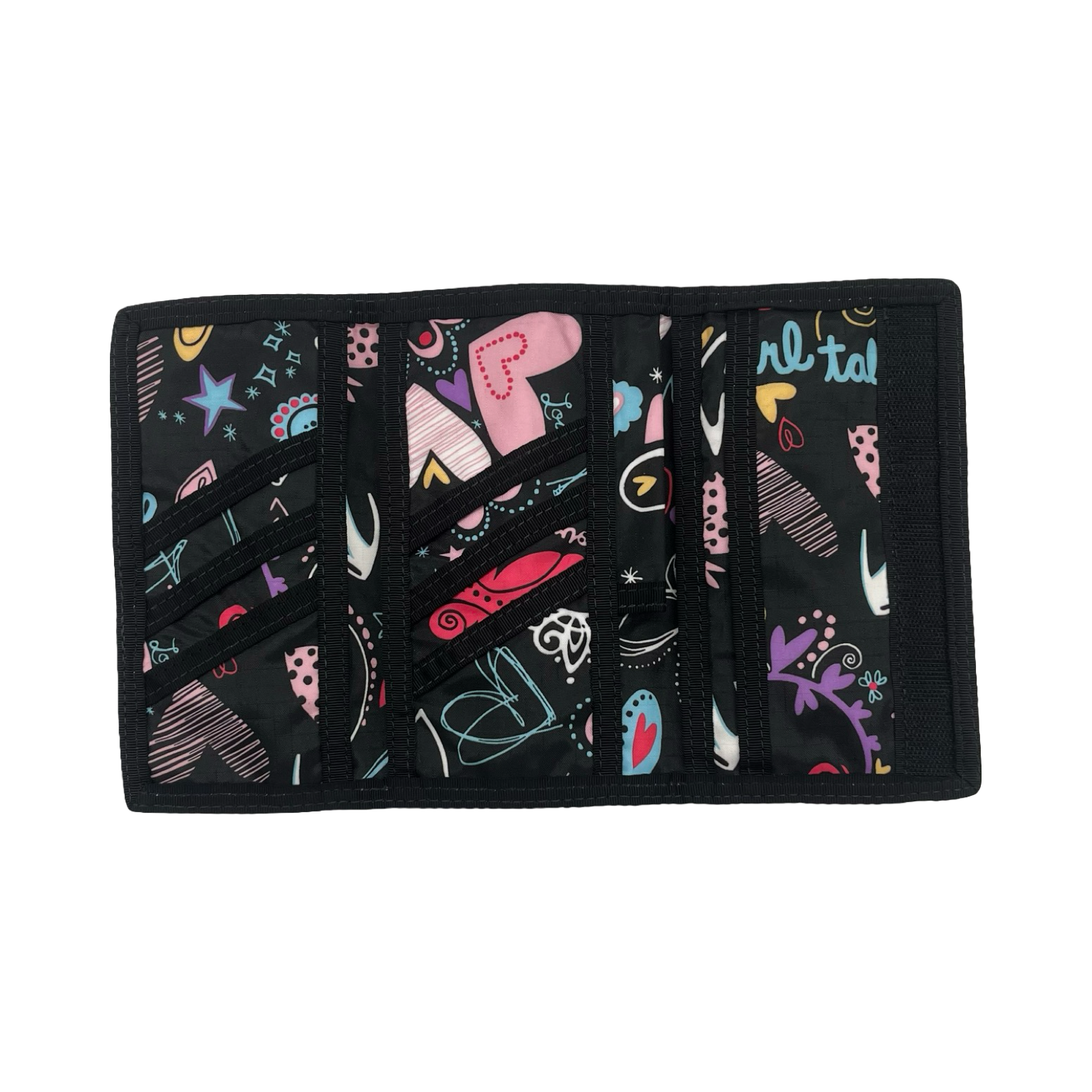 Wallet By Le Sport Sac In Black & Pink, Size:Medium