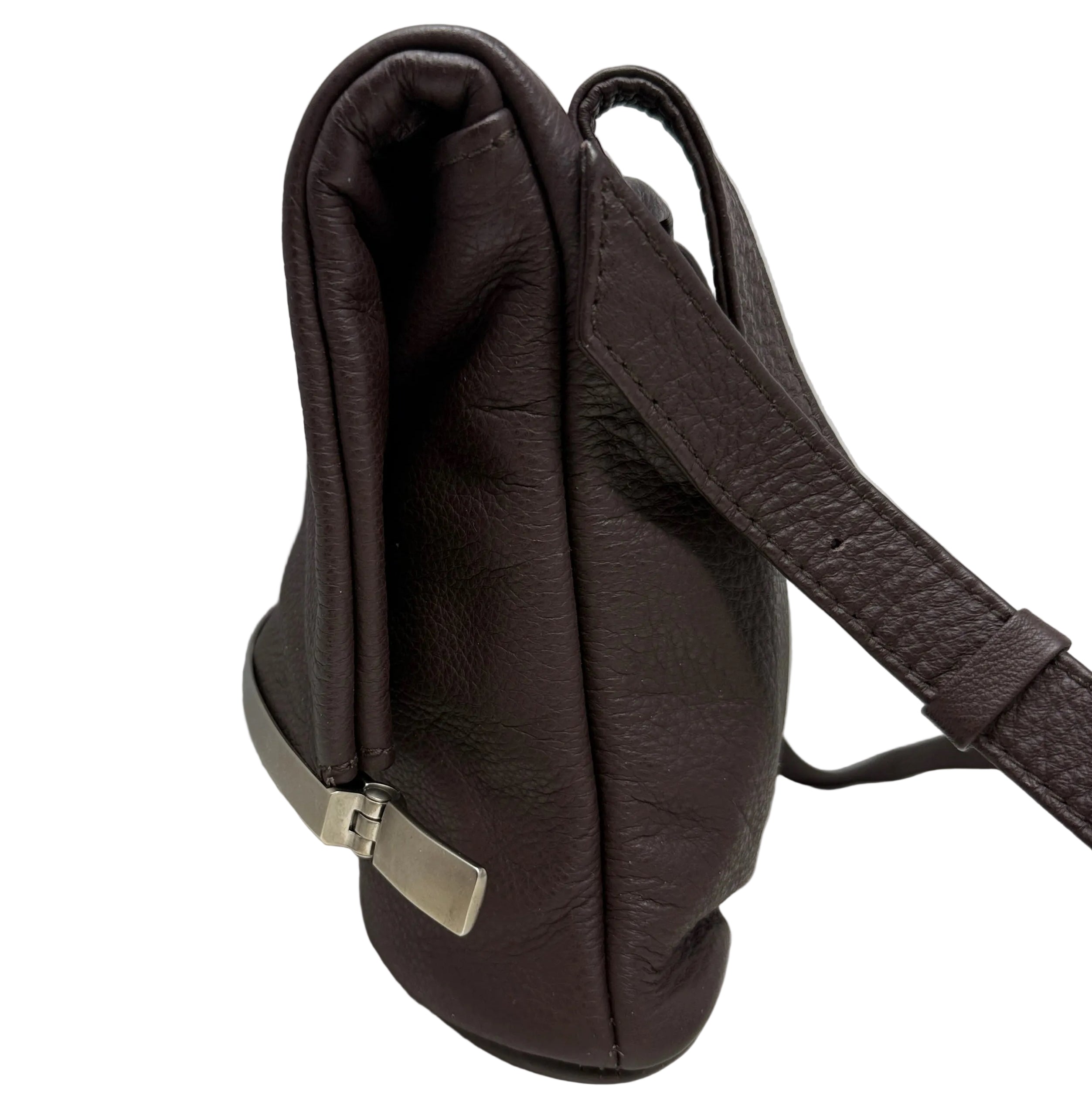 Wandelbar Leather Crossbody Bag By Olbrish, Size: Small