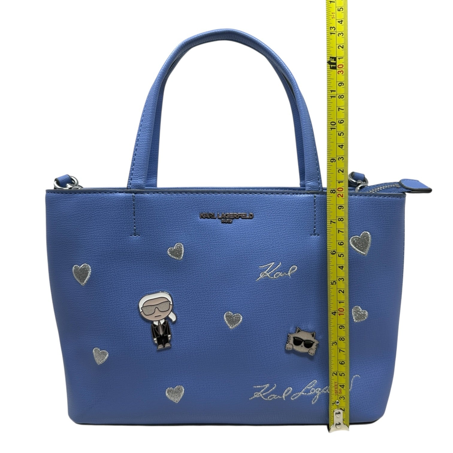 Maybelle Satchel Designer By Karl Lagerfeld, Size: Medium