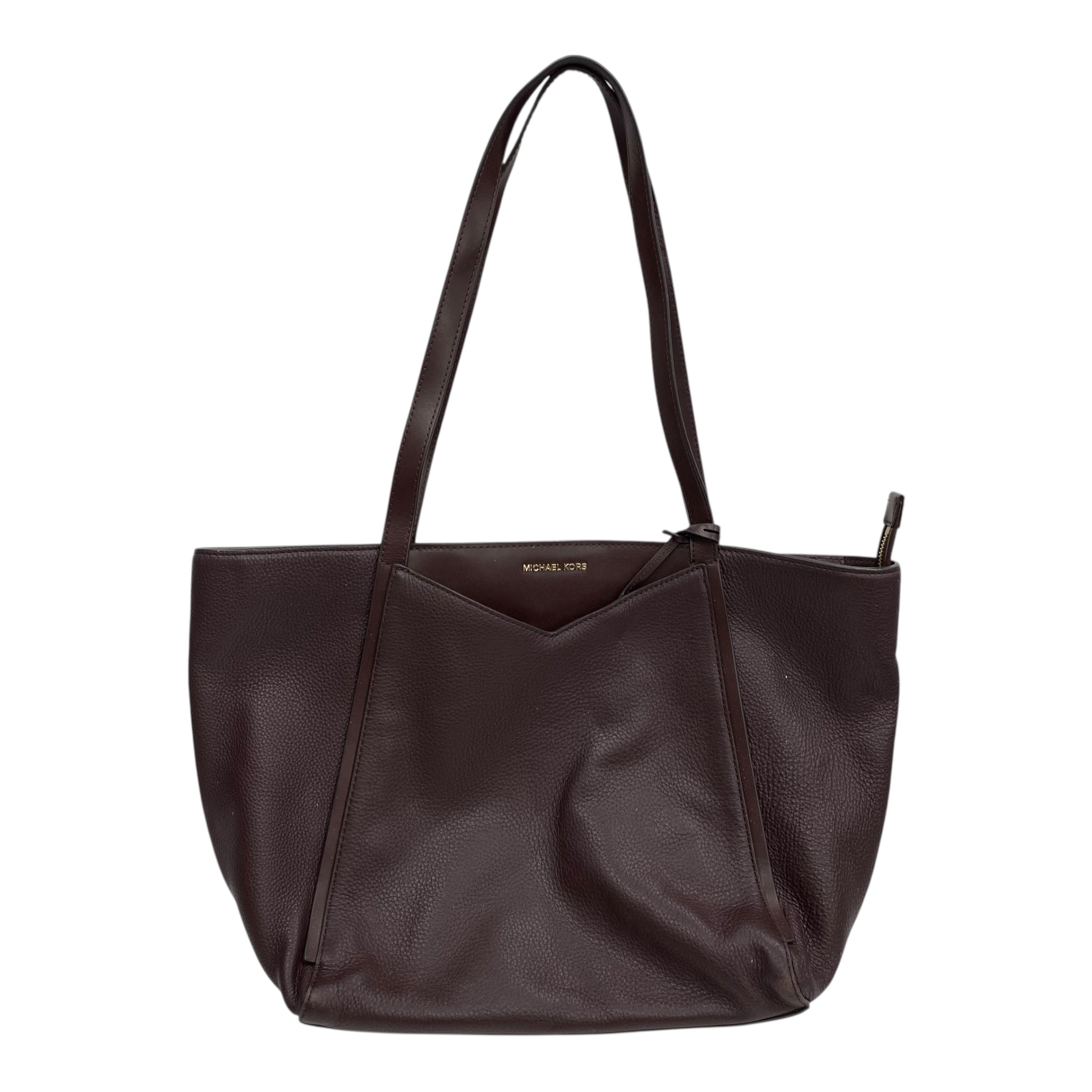 Handbag Designer By Michael Kors In Brown, Size:Large