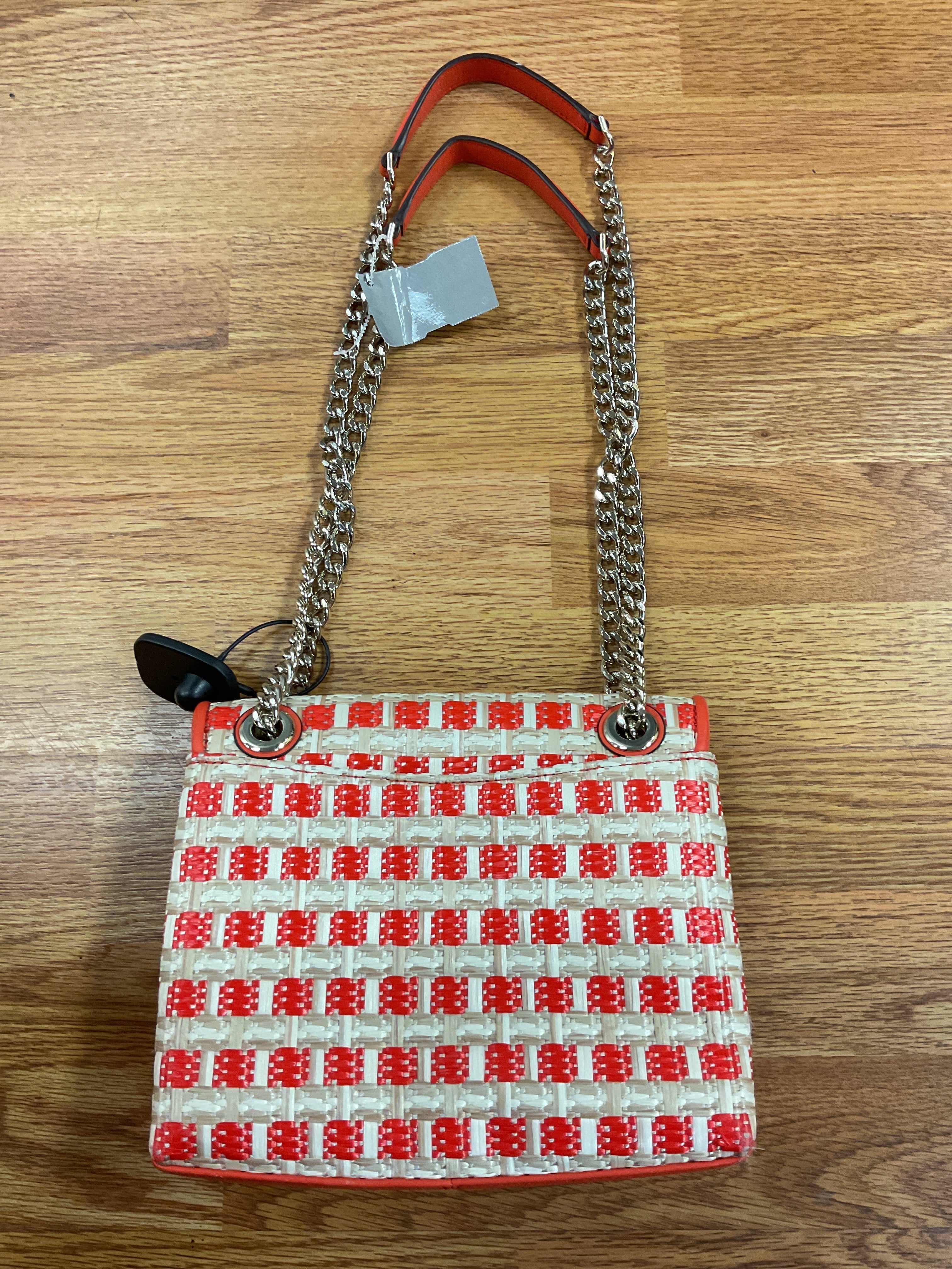 Crossbody Designer By Kate Spade In Orange & Tan, Size:Small