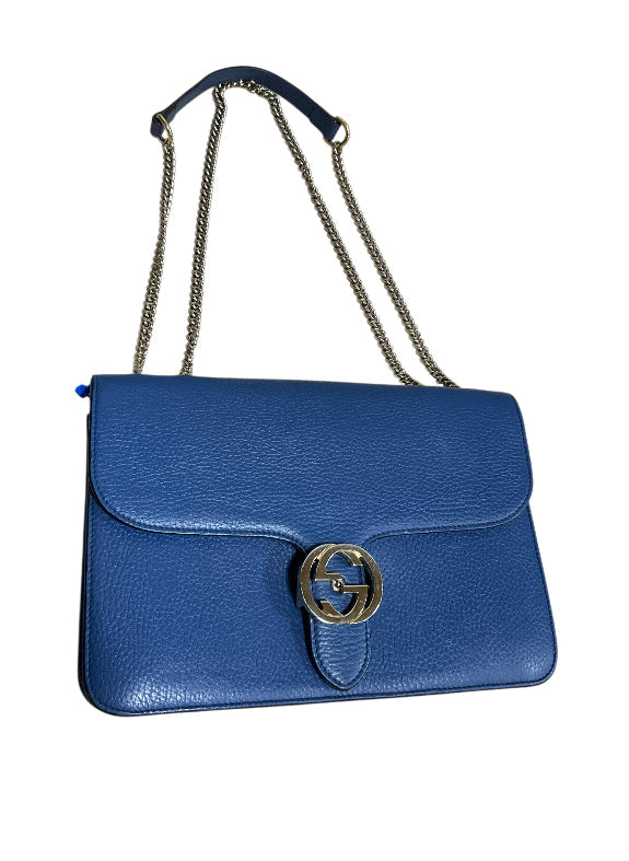 Crossbody Luxury Designer By Gucci, Size: Medium