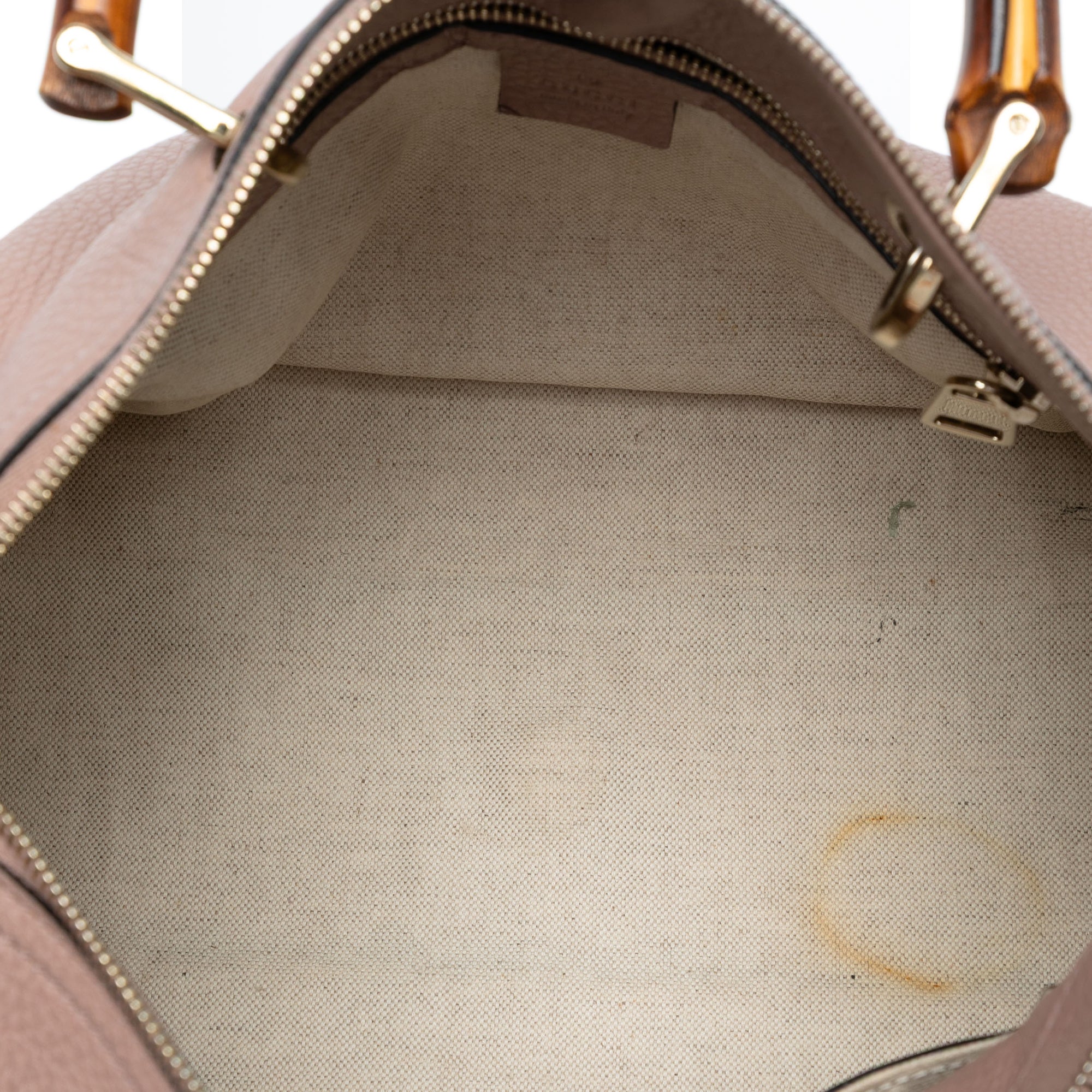 Bamboo Shopper Boston Bag Leather Medium